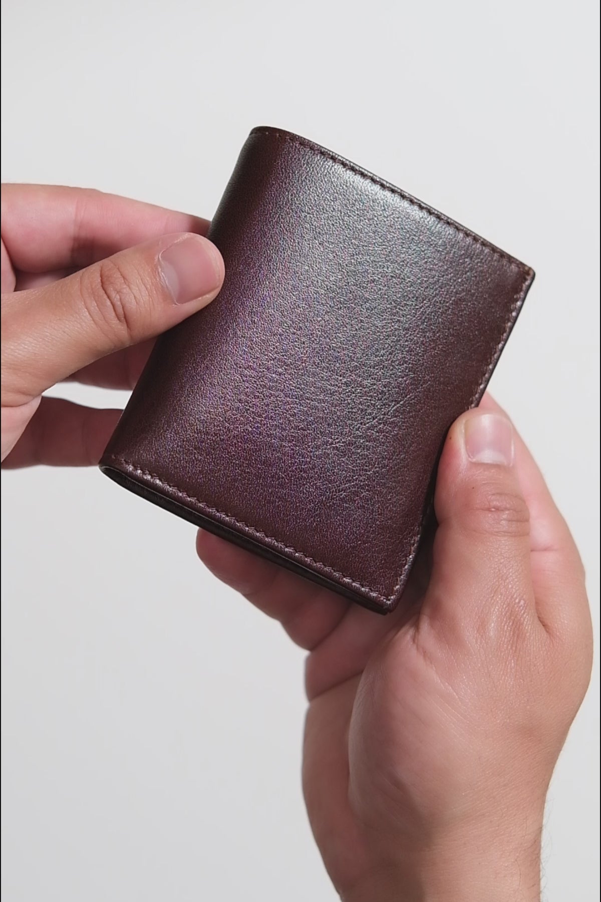 Niki Leather Celtic Hakiki Deri Dik Cüzdan