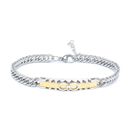 Niki Leather Sonsuzluk Motifli Çelik Bileklik 3893EBF1D1