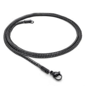 Niki Leather Yılan Zincir Modeli Çelik Kolye 2Mm 3893CEK038