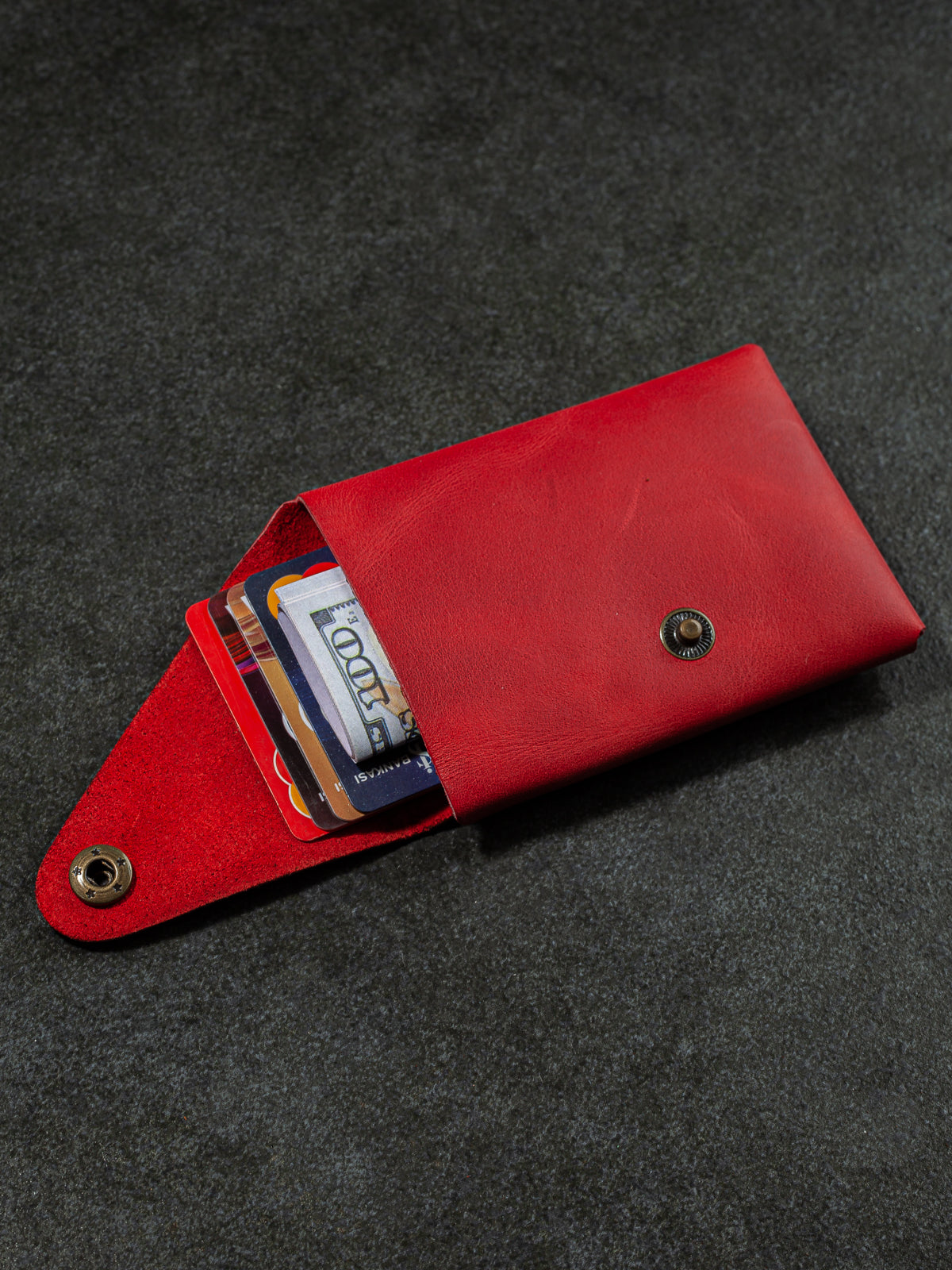 Niki Leather Moon Vintage Deri Cüzdan