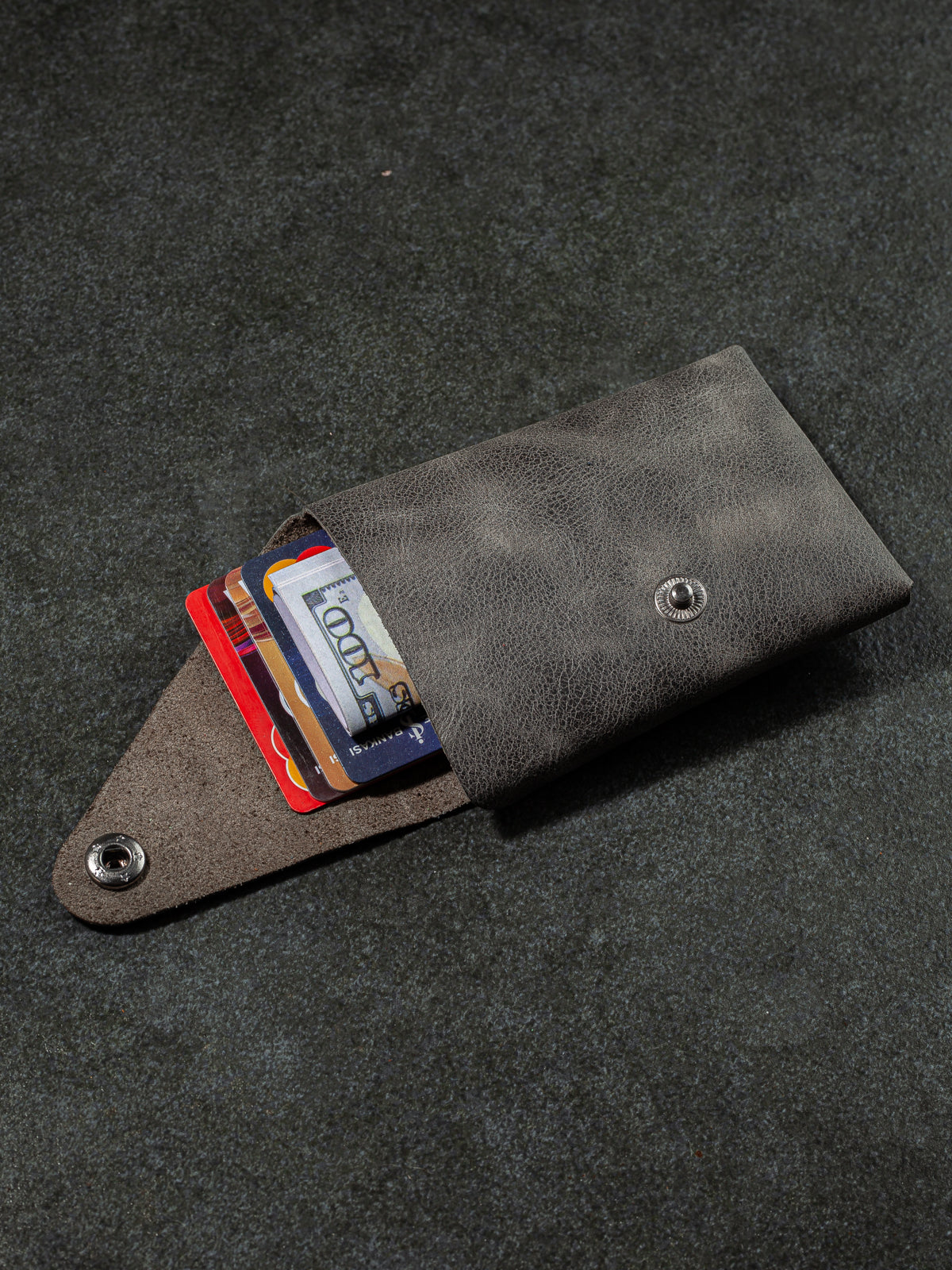 Niki Leather Moon Vintage Deri Cüzdan