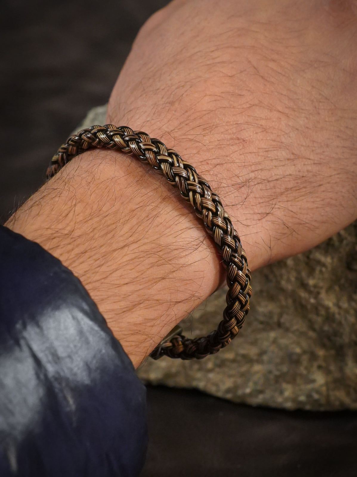 Slange Hakiki Deri Bileklik