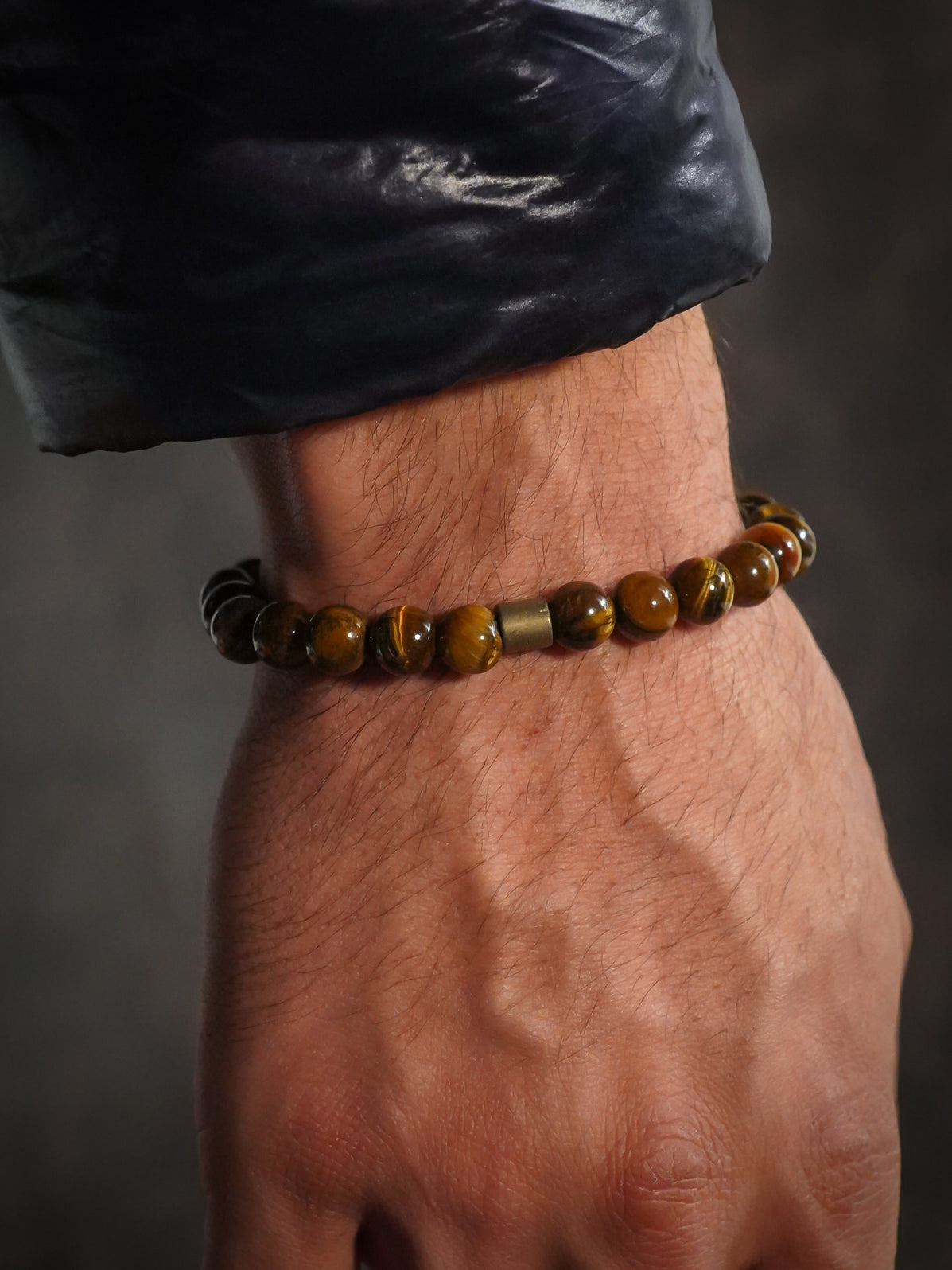 Kaplan Gözü Doğal Taş Bileklik