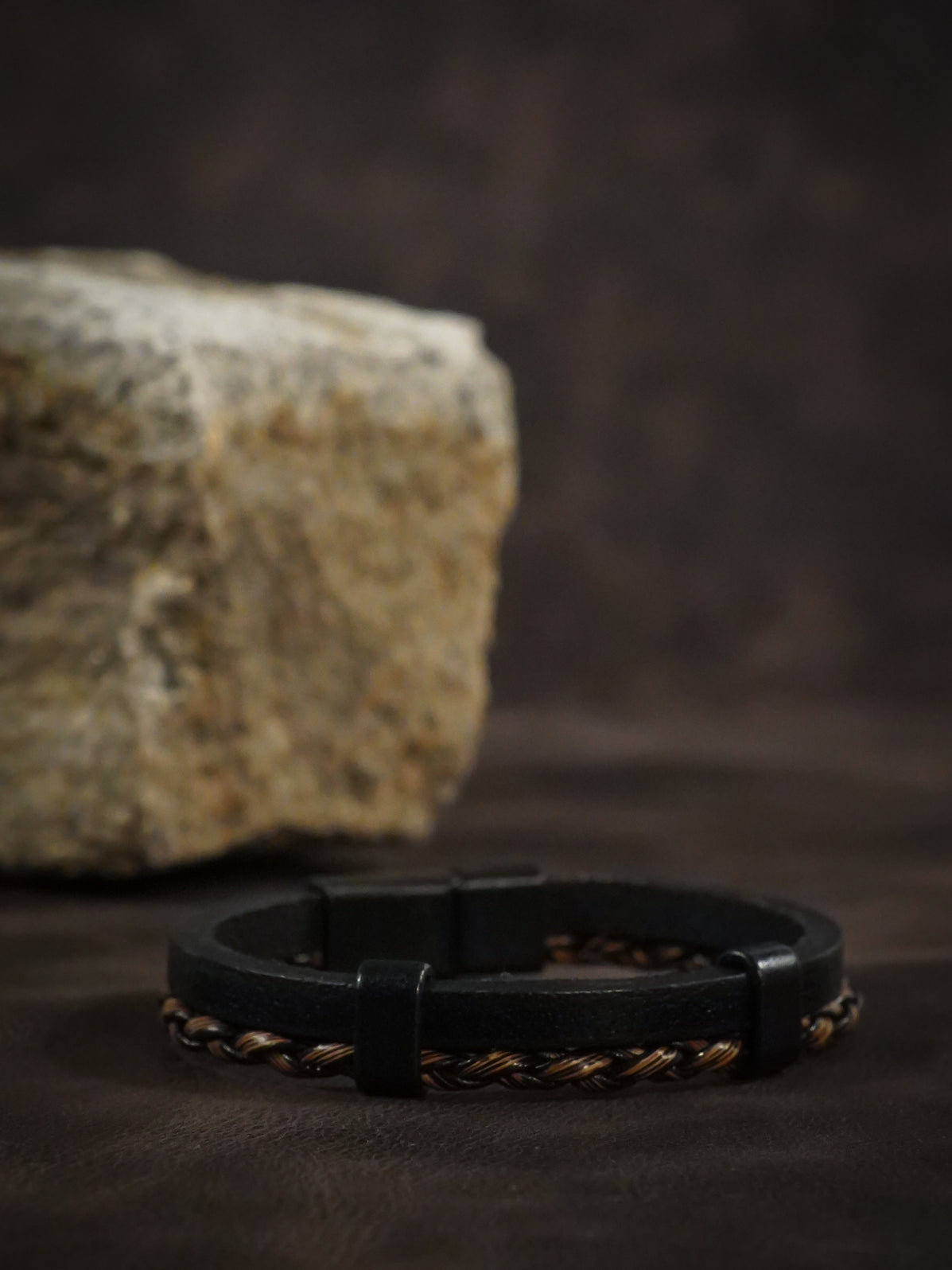 Stango Hakiki Deri Bileklik