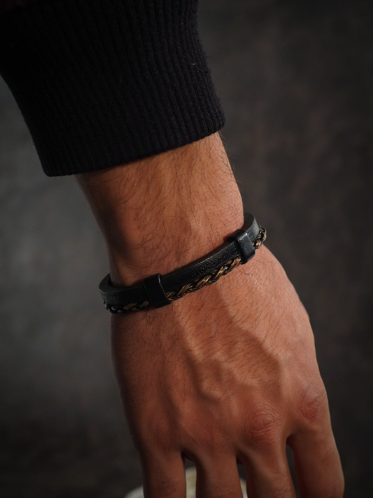 Stango Hakiki Deri Bileklik