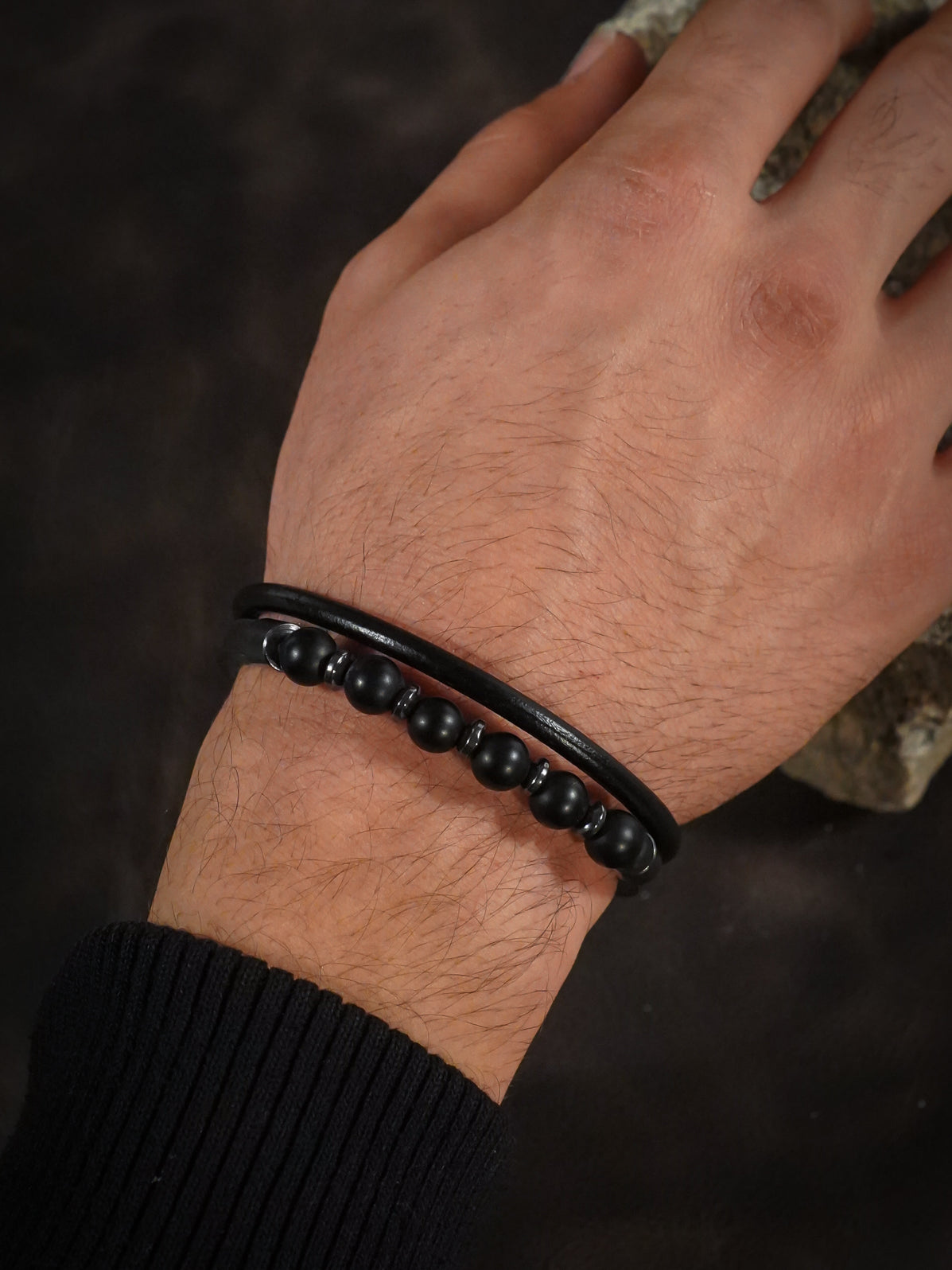 Sorten Hakiki Deri Bileklik