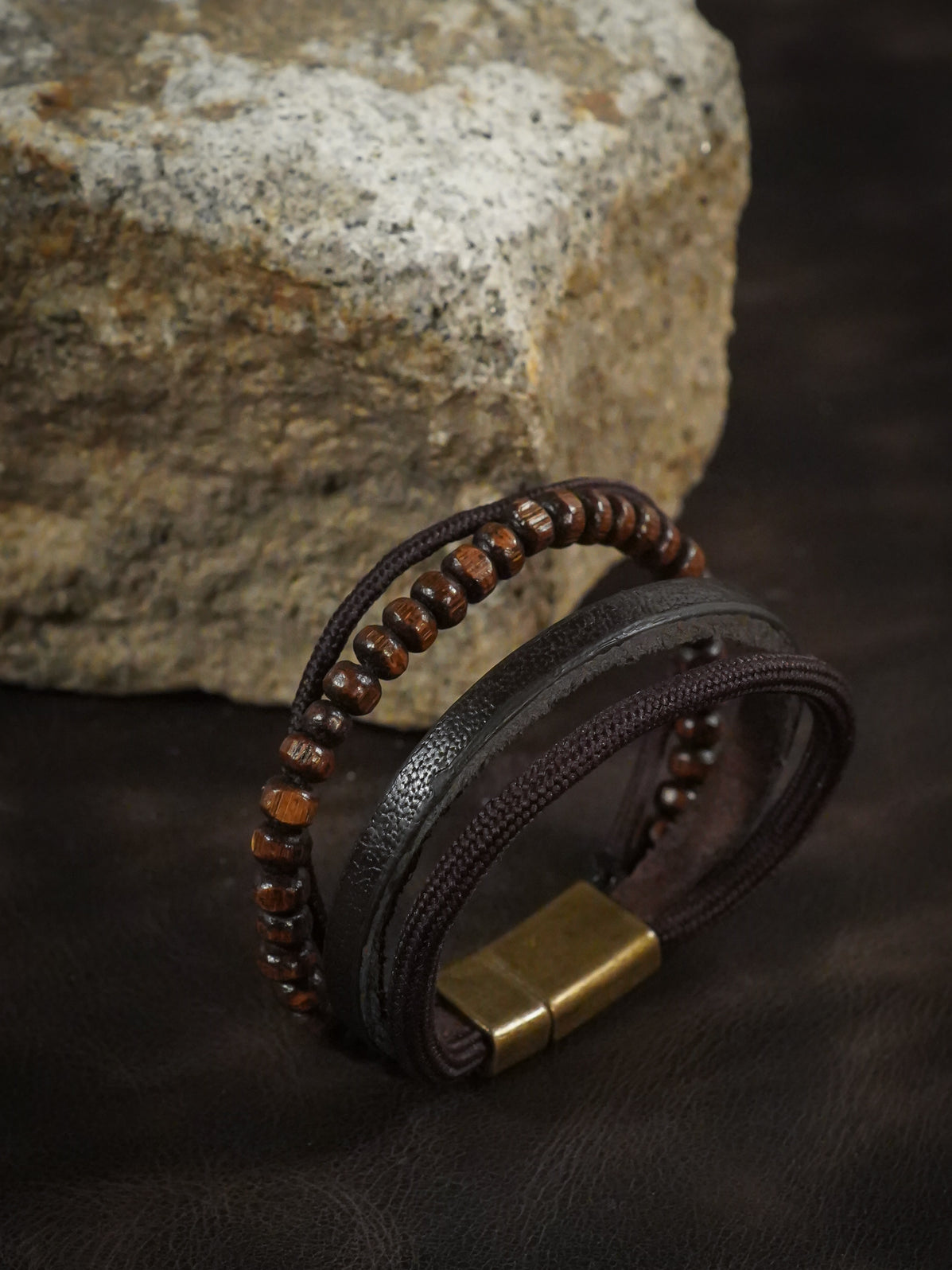 İluna Hakiki Deri Bileklik