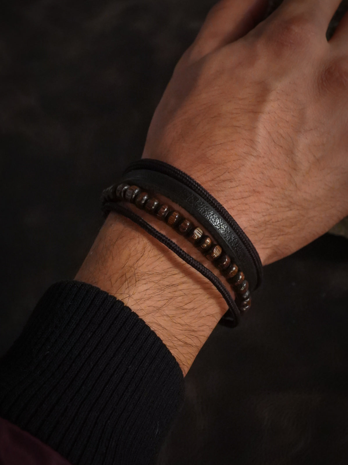 İluna Hakiki Deri Bileklik