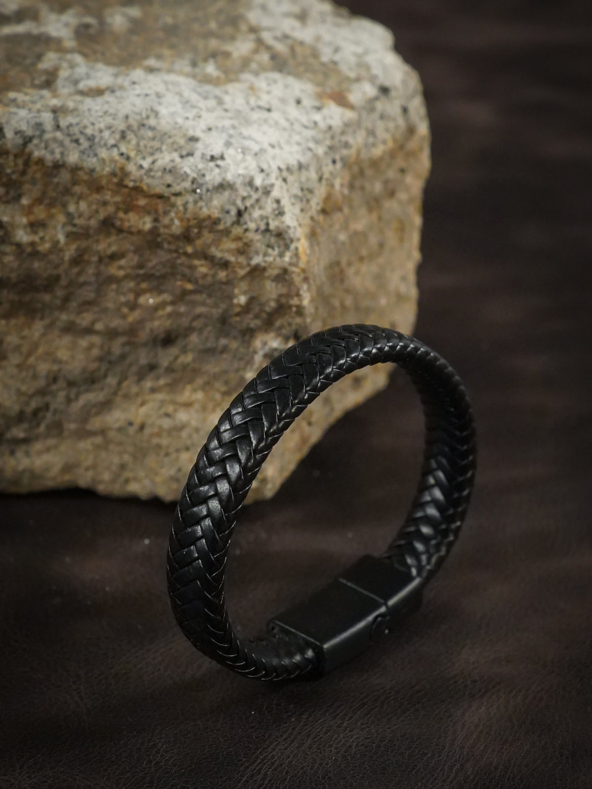 Slange Hakiki Deri Bileklik