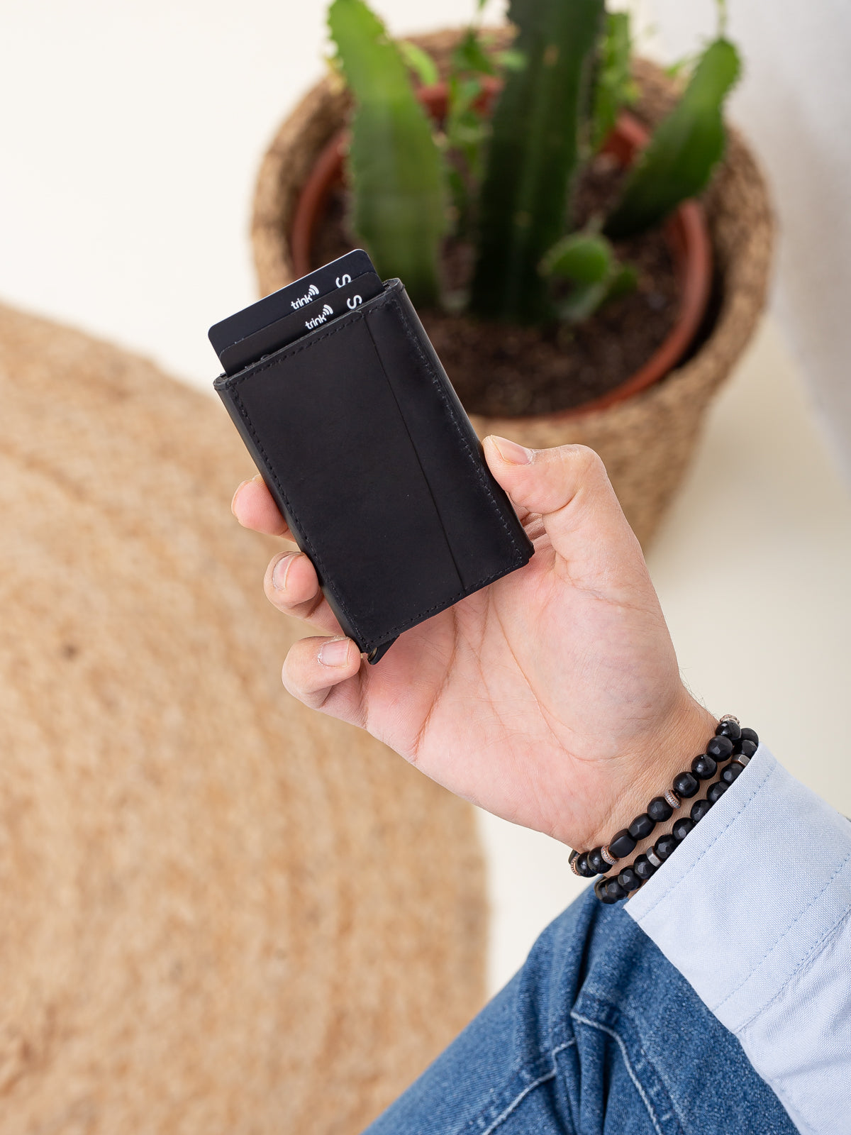 Niki Leather Magic Vintage Deri Unisex Kartlık