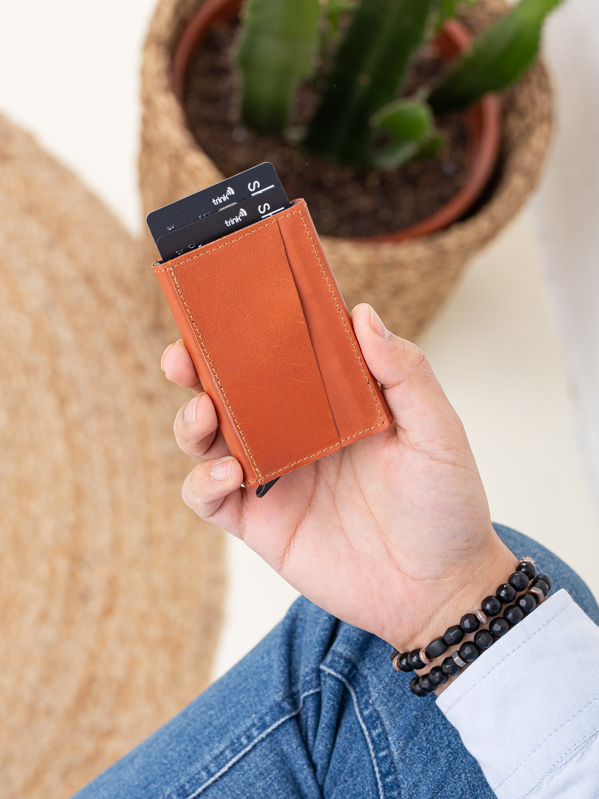 Niki Leather Magic Vintage Deri Unisex Kartlık