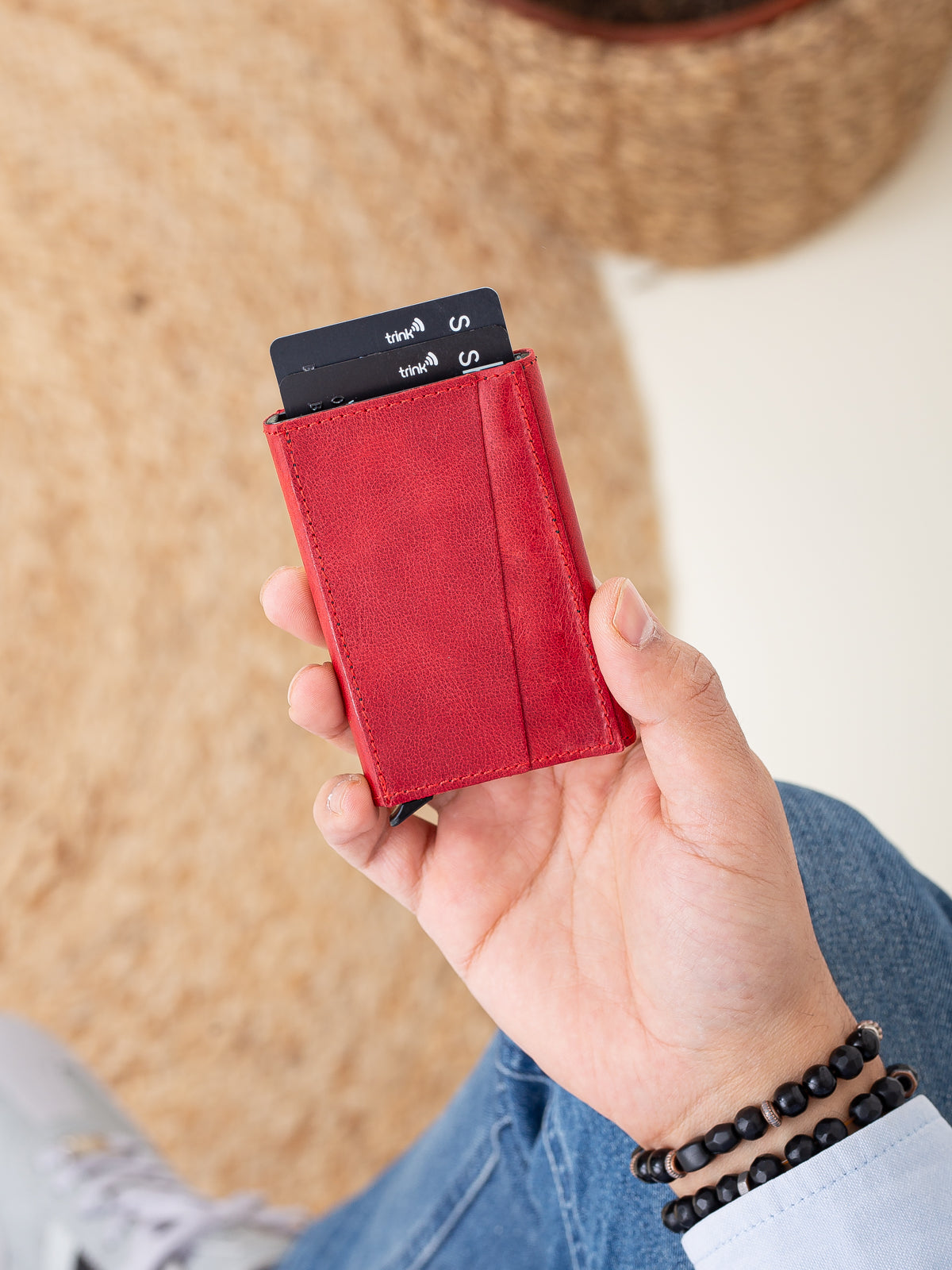 Niki Leather Magic Vintage Deri Unisex Kartlık