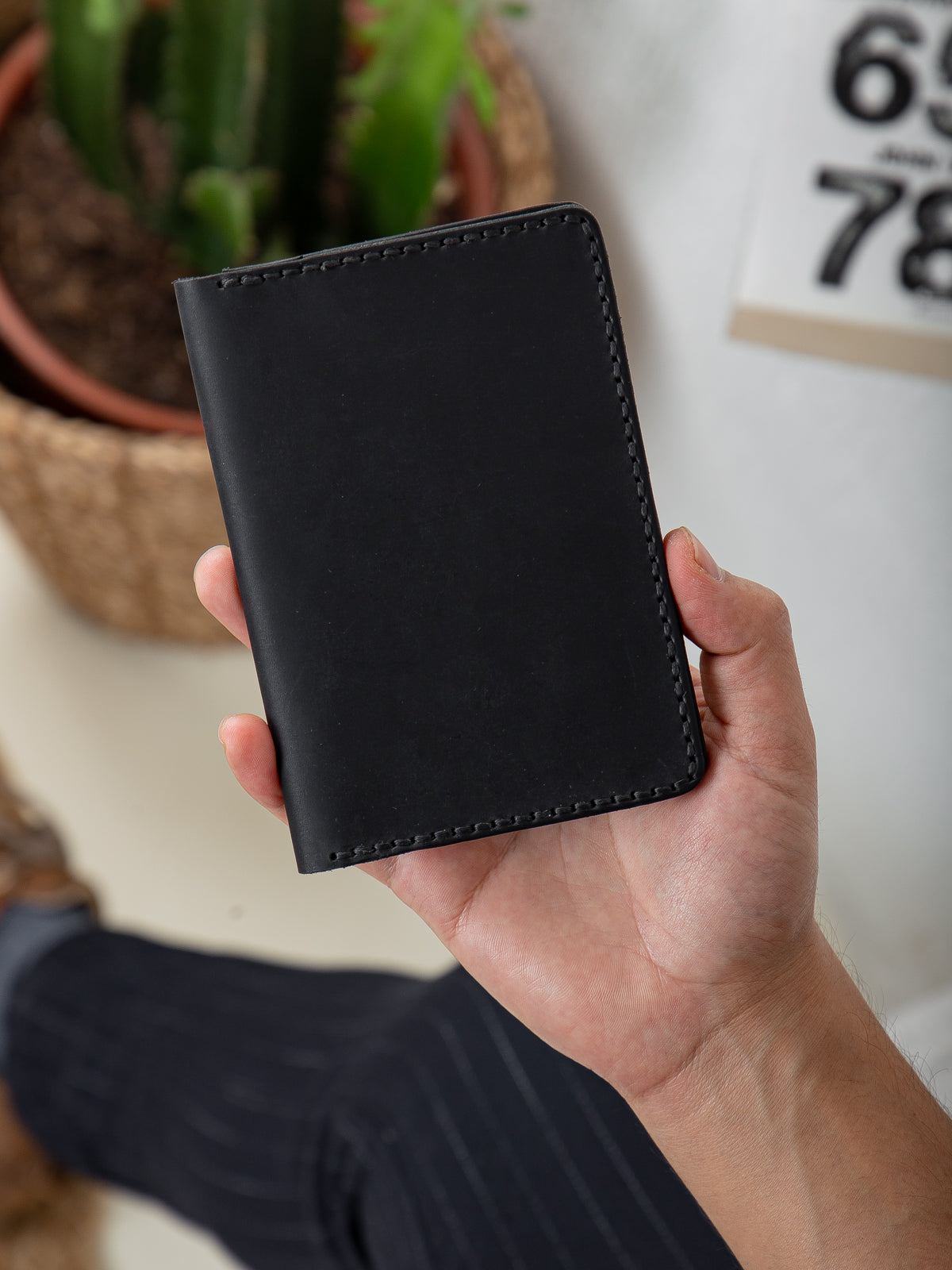 Niki Leather Deri Pasaport Cüzdan Kılıfı