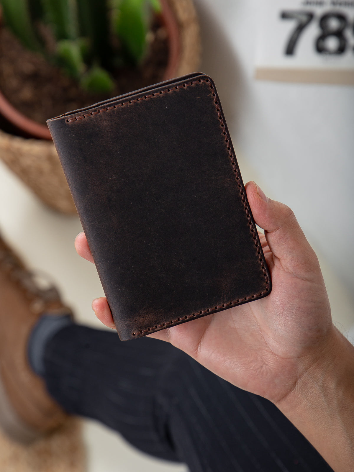 Niki Leather Deri Pasaport Cüzdan Kılıfı