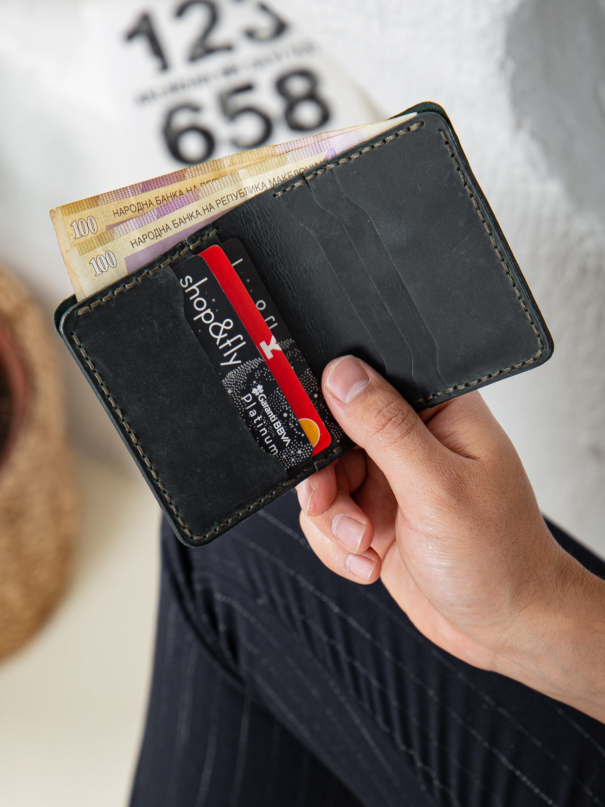 Niki Leather Carlos  Deri Cüzdan Kartlık