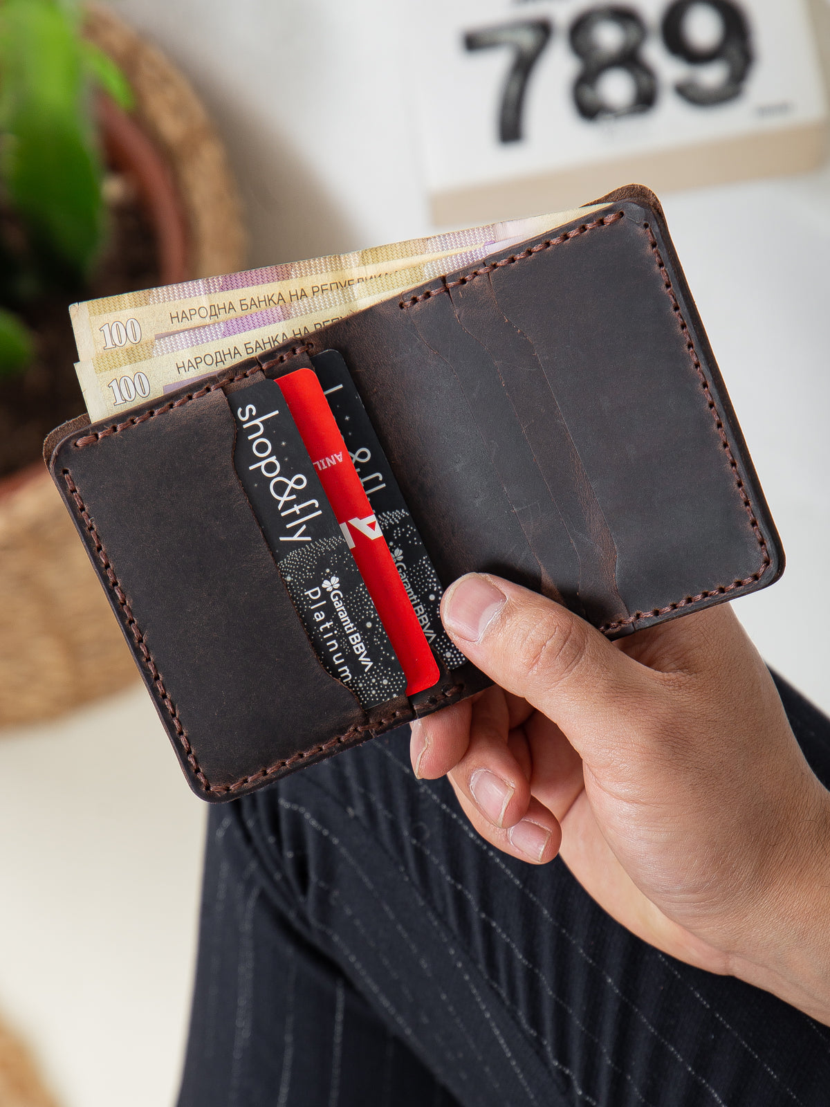 Niki Leather Carlos  Deri Cüzdan Kartlık