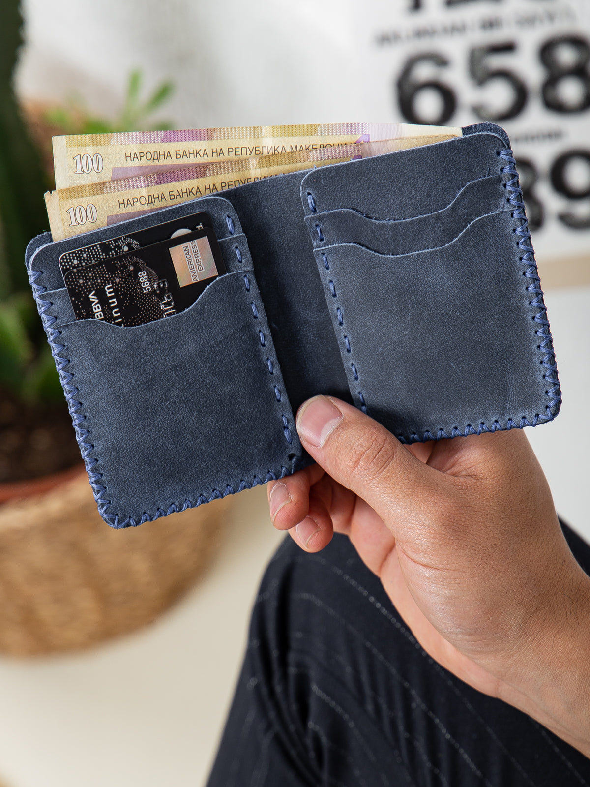 Niki Leather Kane Deri Cüzdan Kartlık