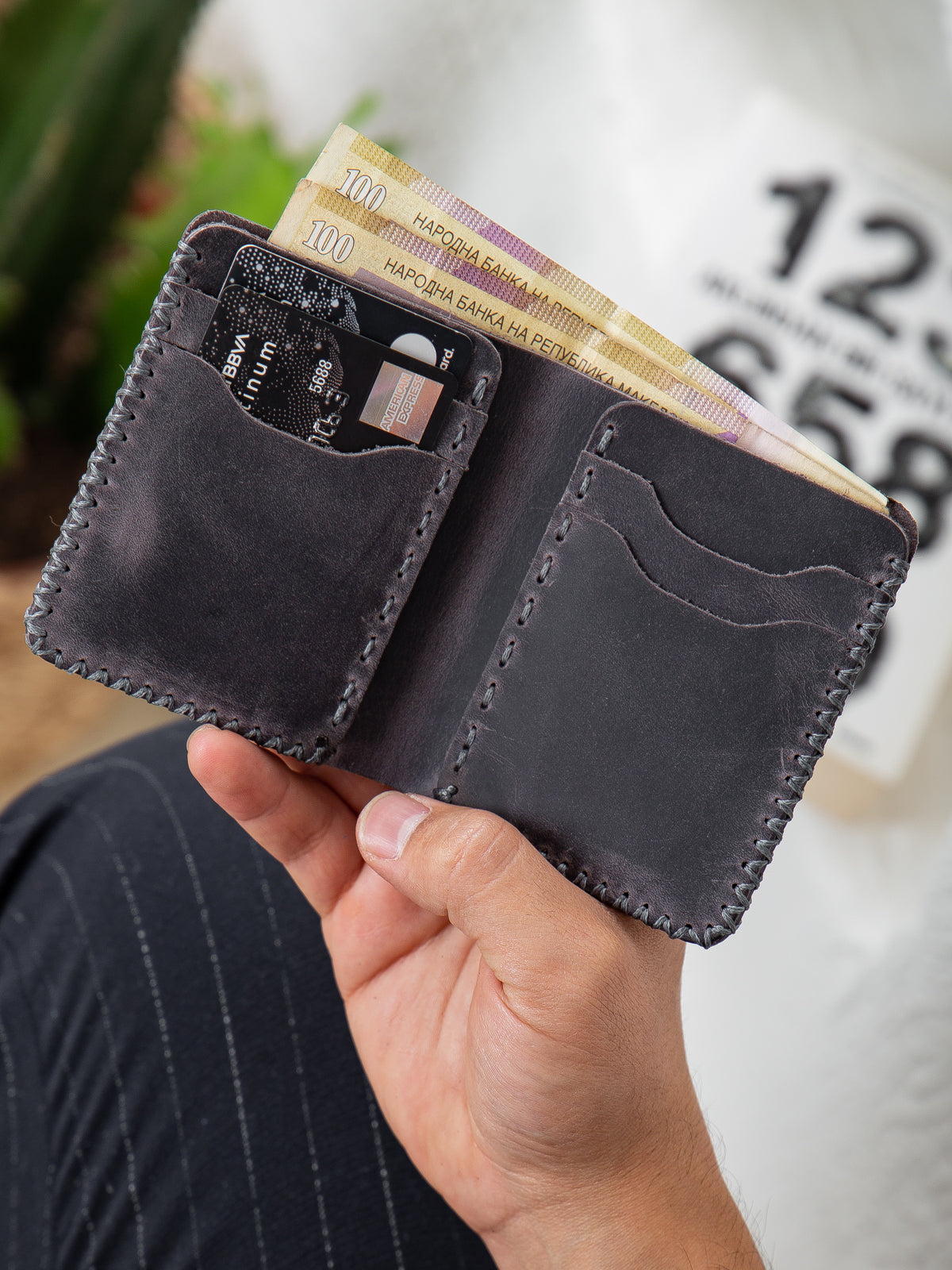 Niki Leather Kane Deri Cüzdan Kartlık