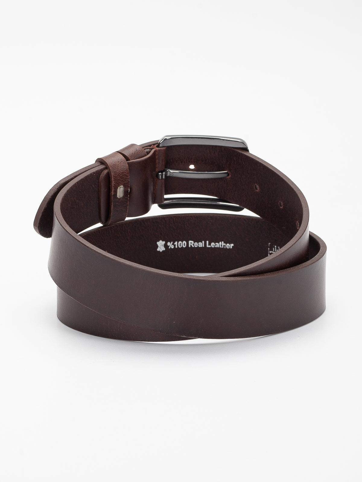 Klasik Düz Hakiki Deri Kemer 4 Cm