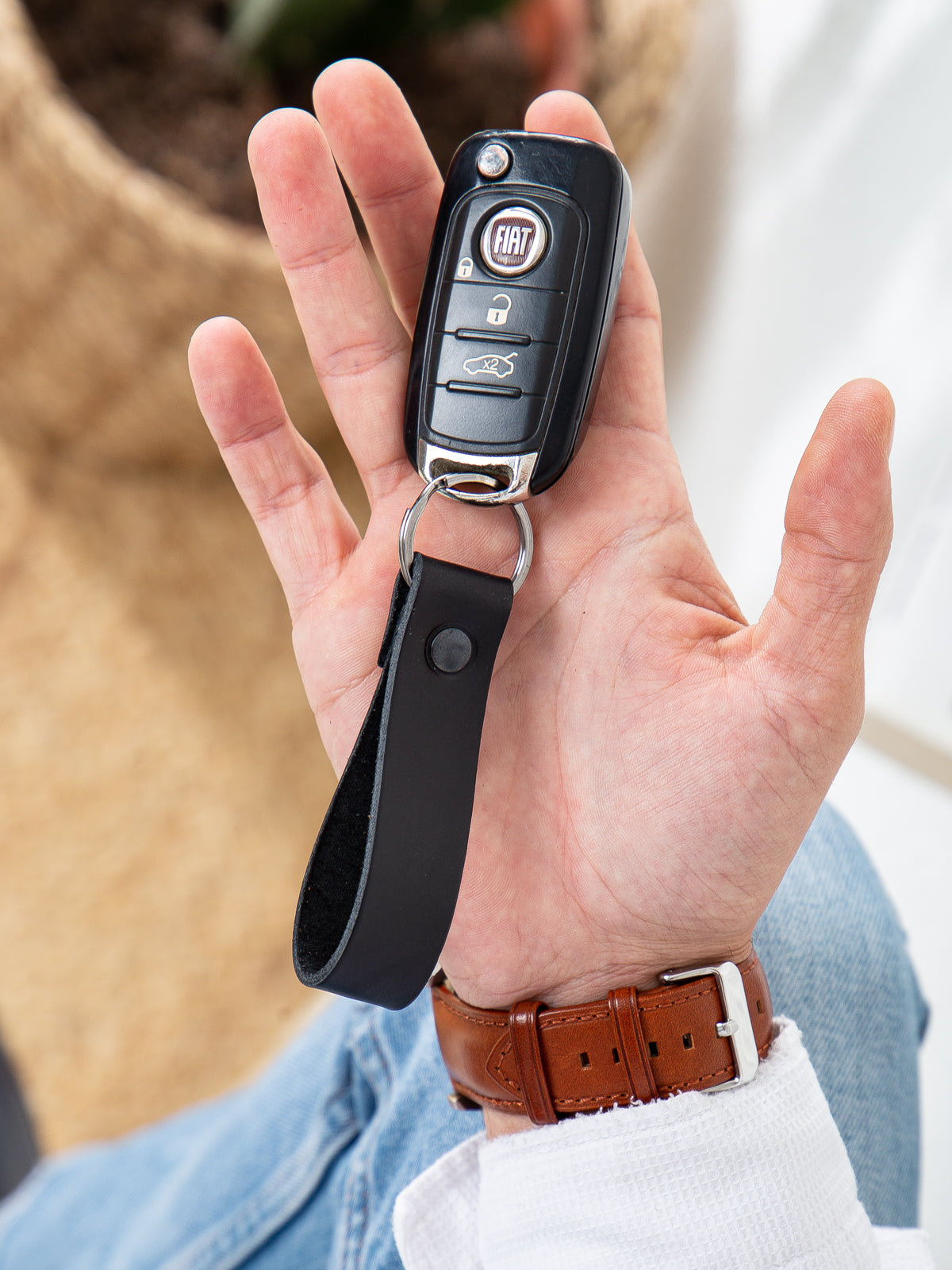 NİKİ LEATHER Deri Anahtarlık