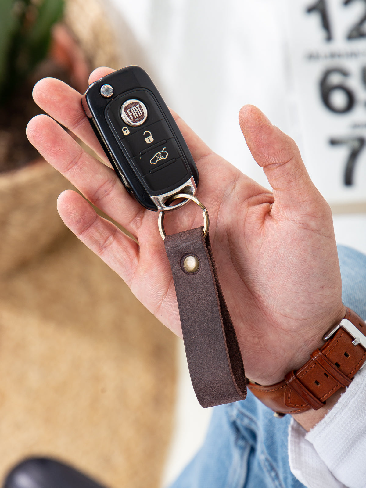 NİKİ LEATHER Deri Anahtarlık