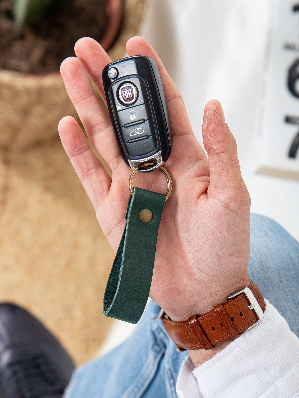 NİKİ LEATHER Deri Anahtarlık