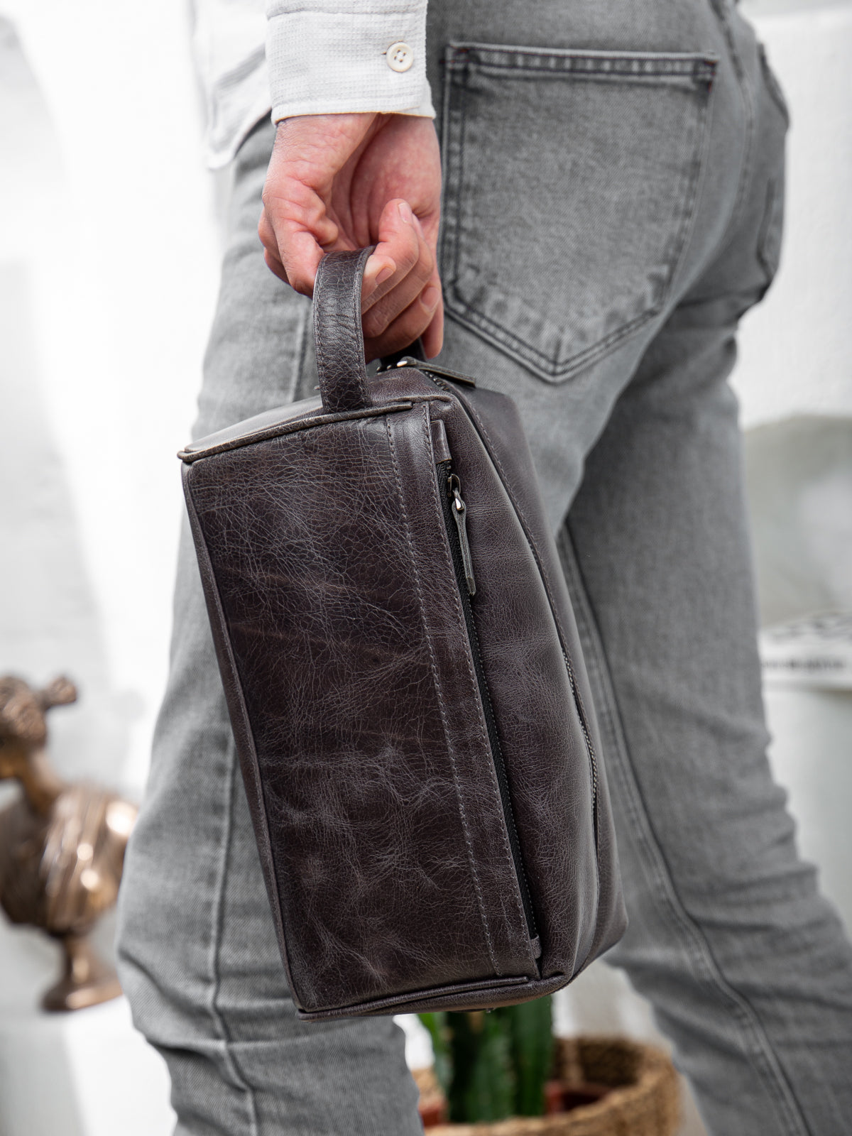 Niki Leather Mare Hakiki Deri Unisex Çanta