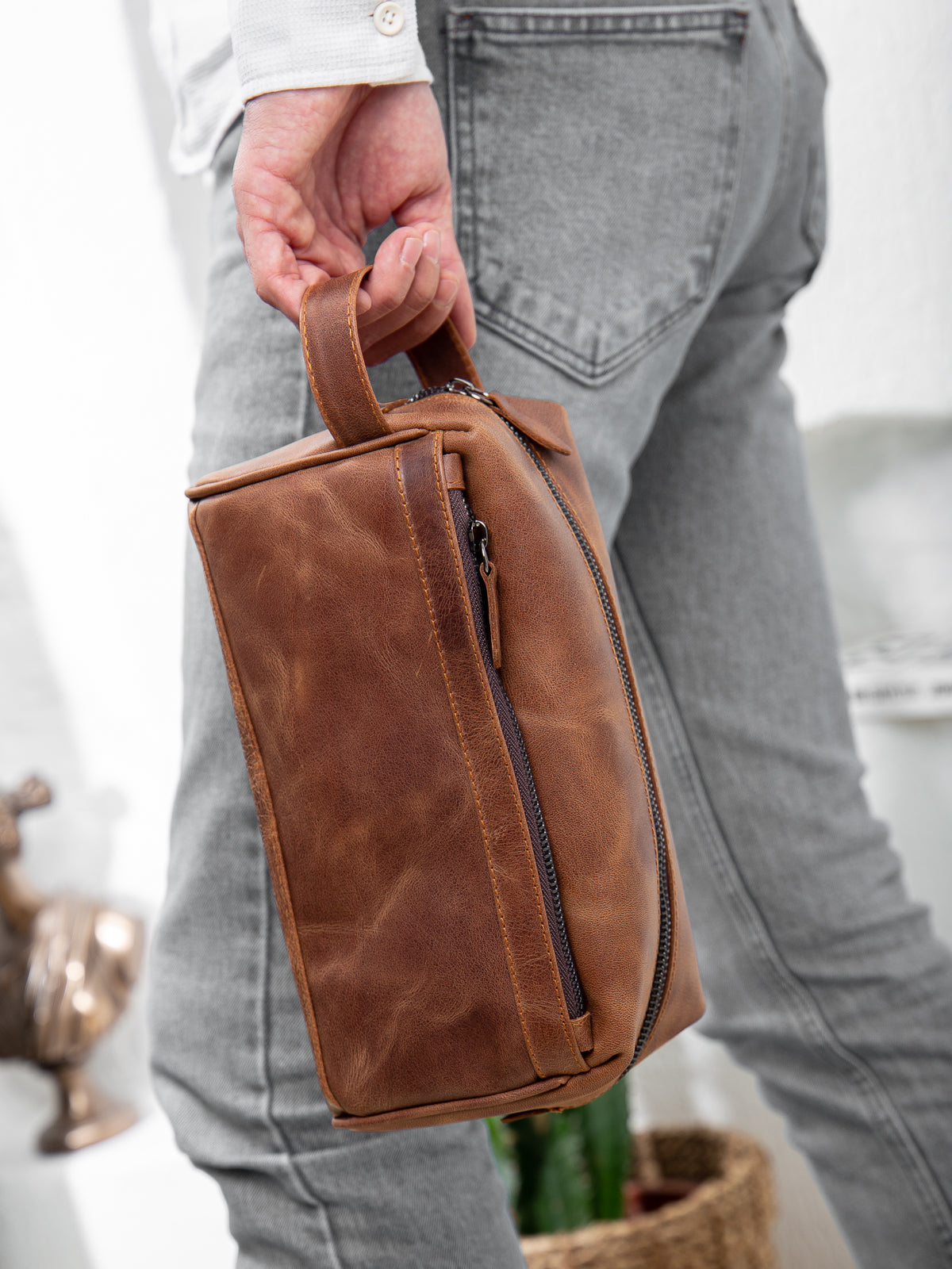 Niki Leather Mare Hakiki Deri Unisex Çanta