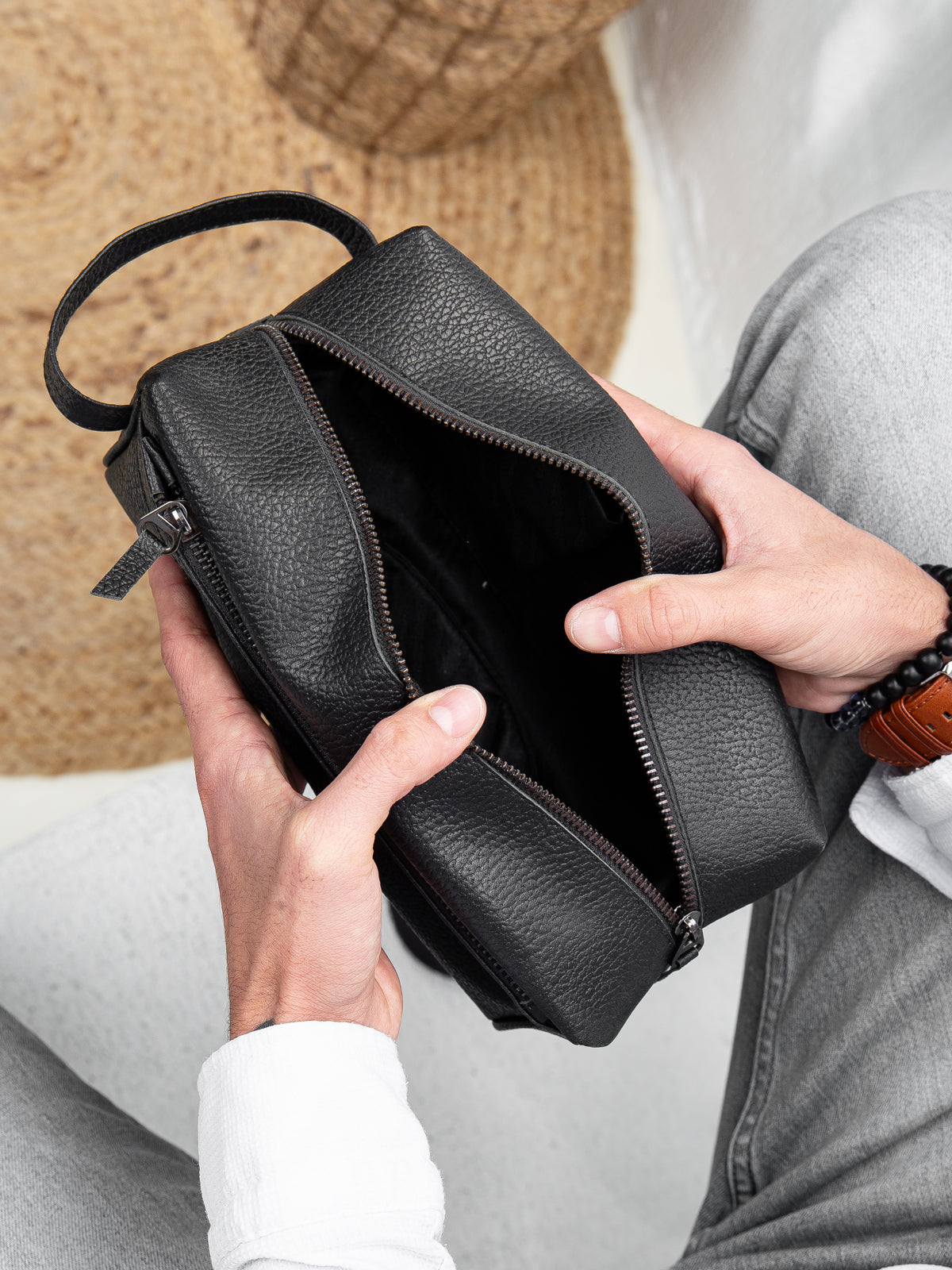 Niki Leather Mare Hakiki Deri Unisex Çanta