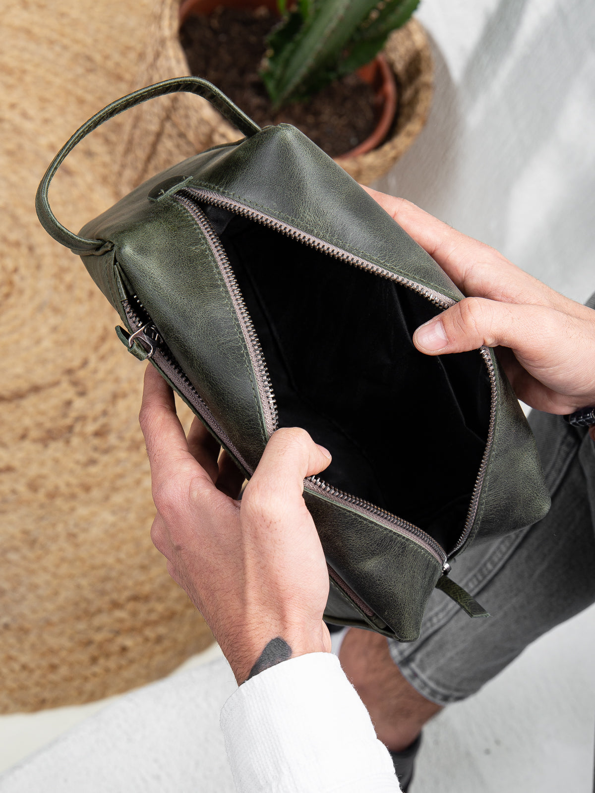 Niki Leather Mare Hakiki Deri Unisex Çanta