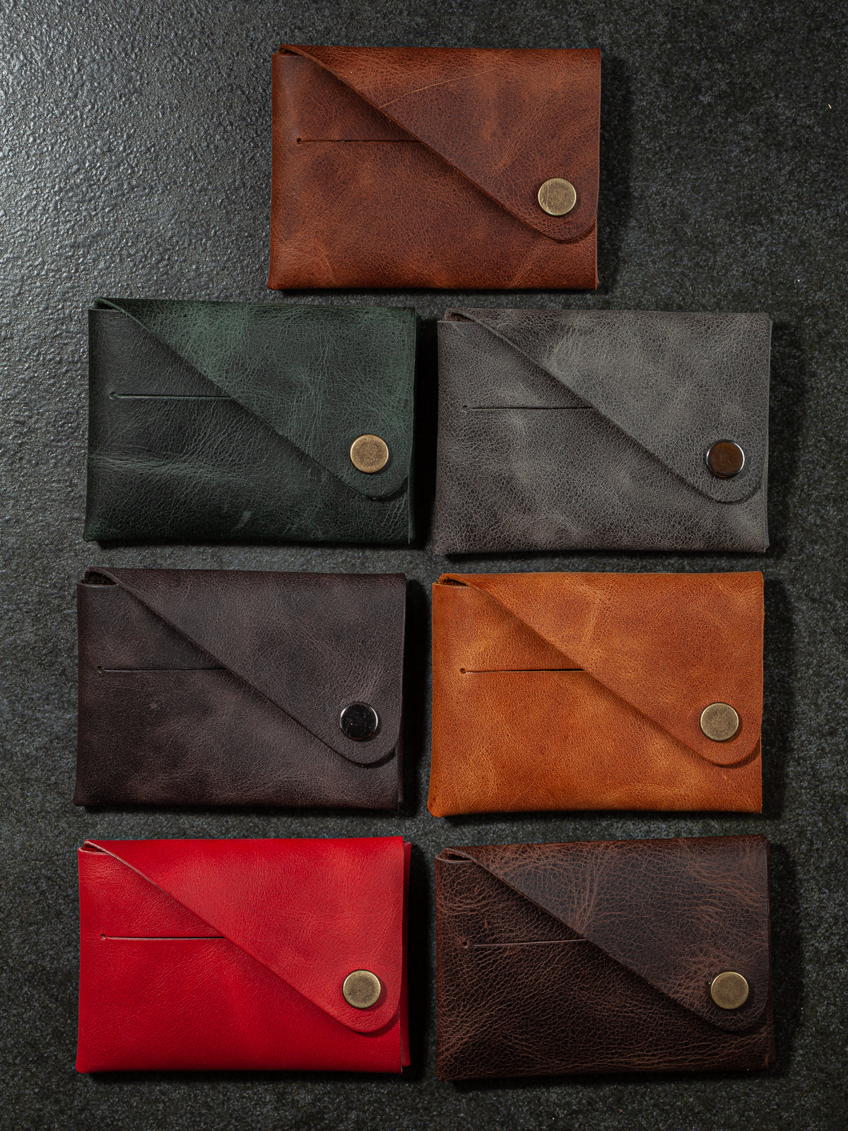 Niki Leather Moon Vintage Deri Cüzdan