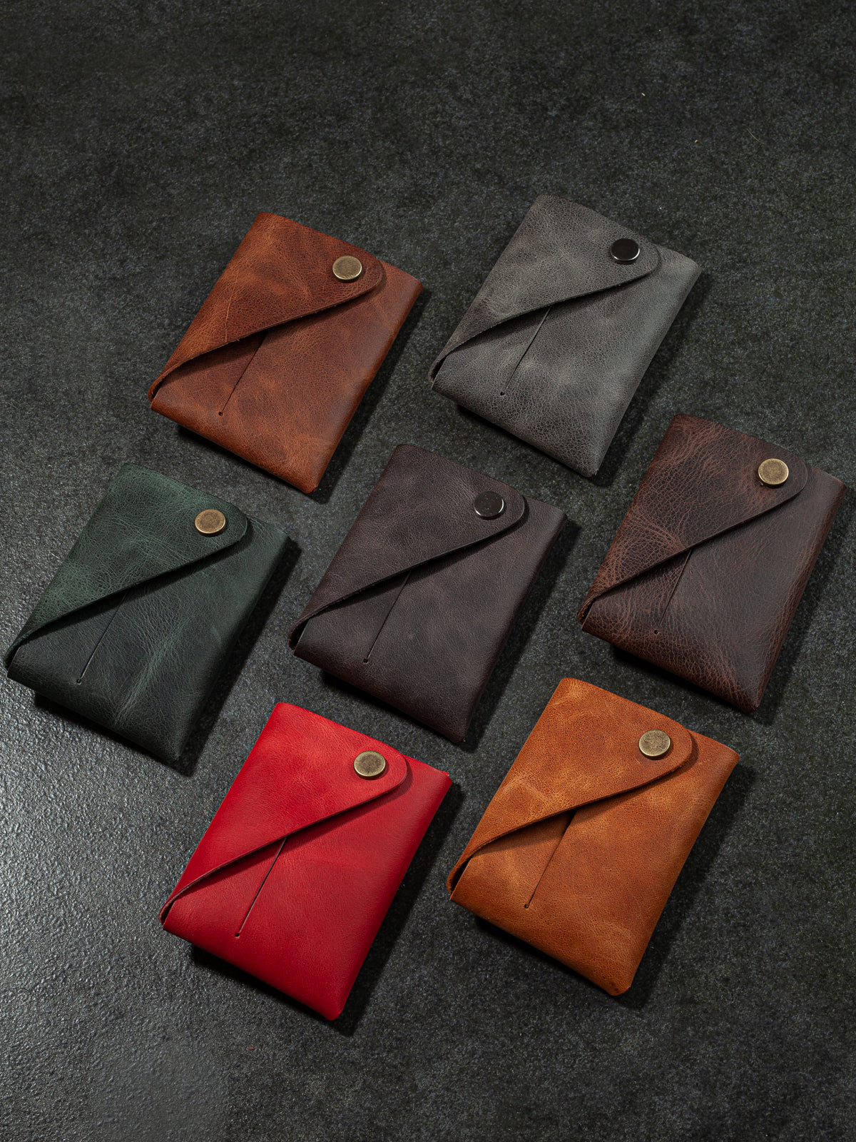 Niki Leather Moon Vintage Deri Cüzdan