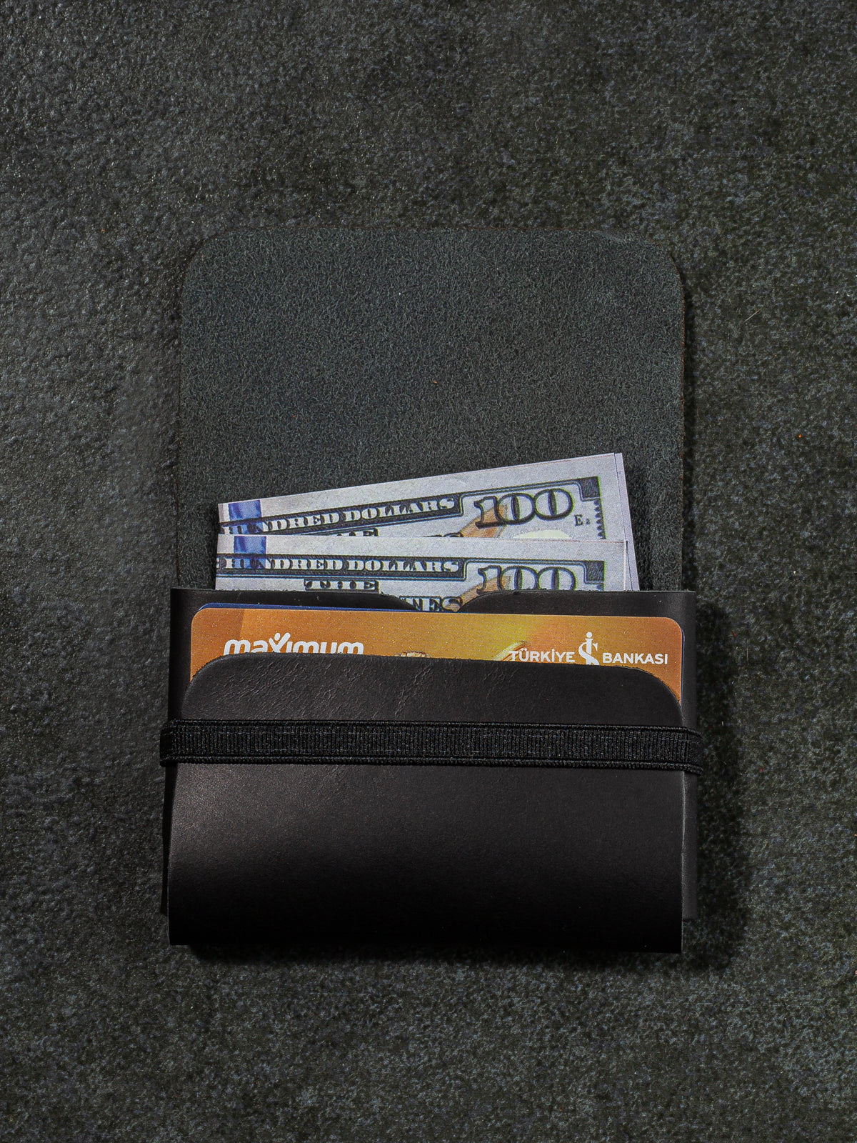 Niki Leather Star Unisex Cüzdan Kartlık