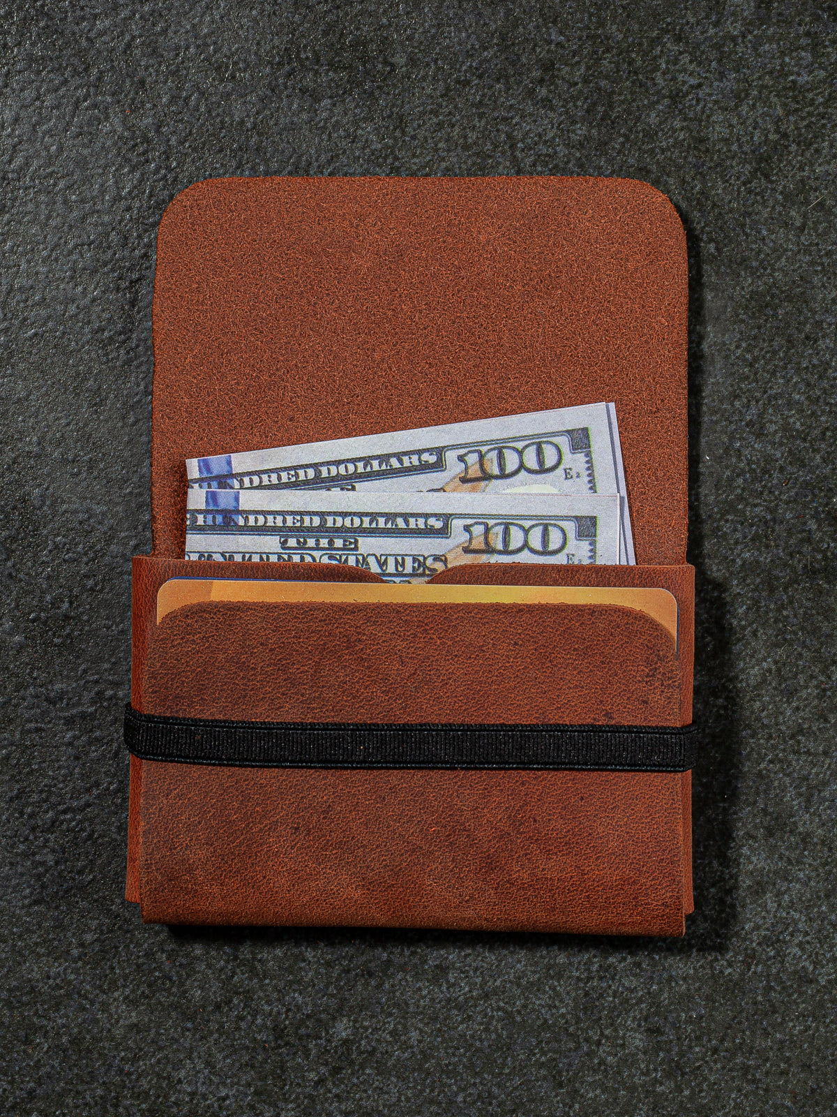 Niki Leather Star Unisex Cüzdan Kartlık Crazy Deri