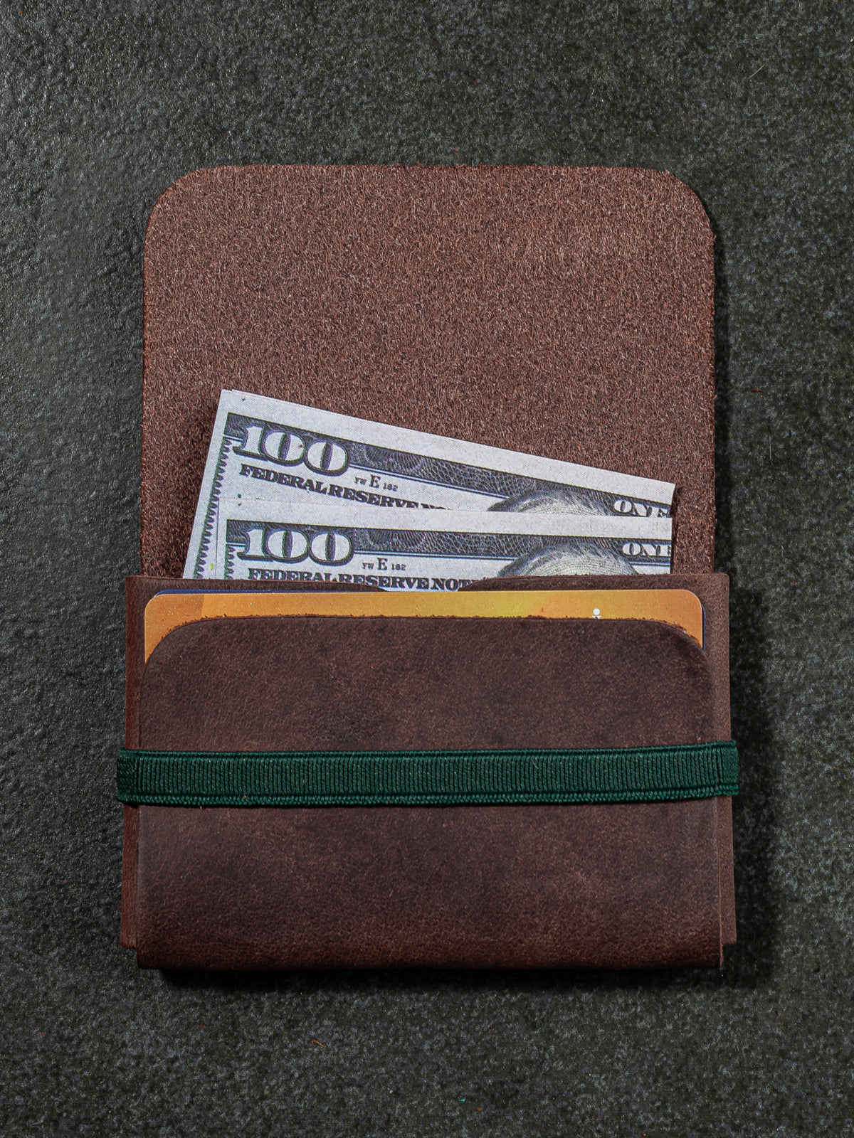 Niki Leather Star Unisex Cüzdan Kartlık Crazy Deri