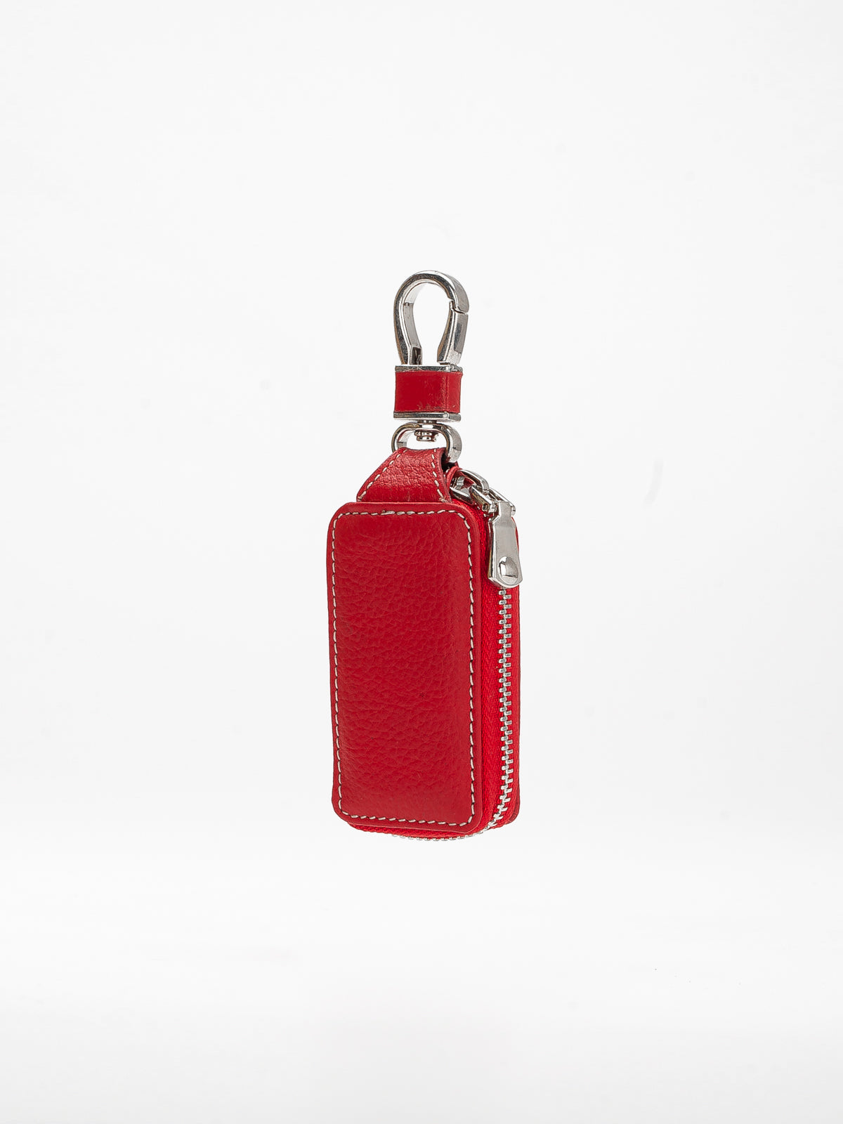 Niki Leather Hakiki Deri Fermuarlı Kancalı Oto ve Ev Anahtarlığı