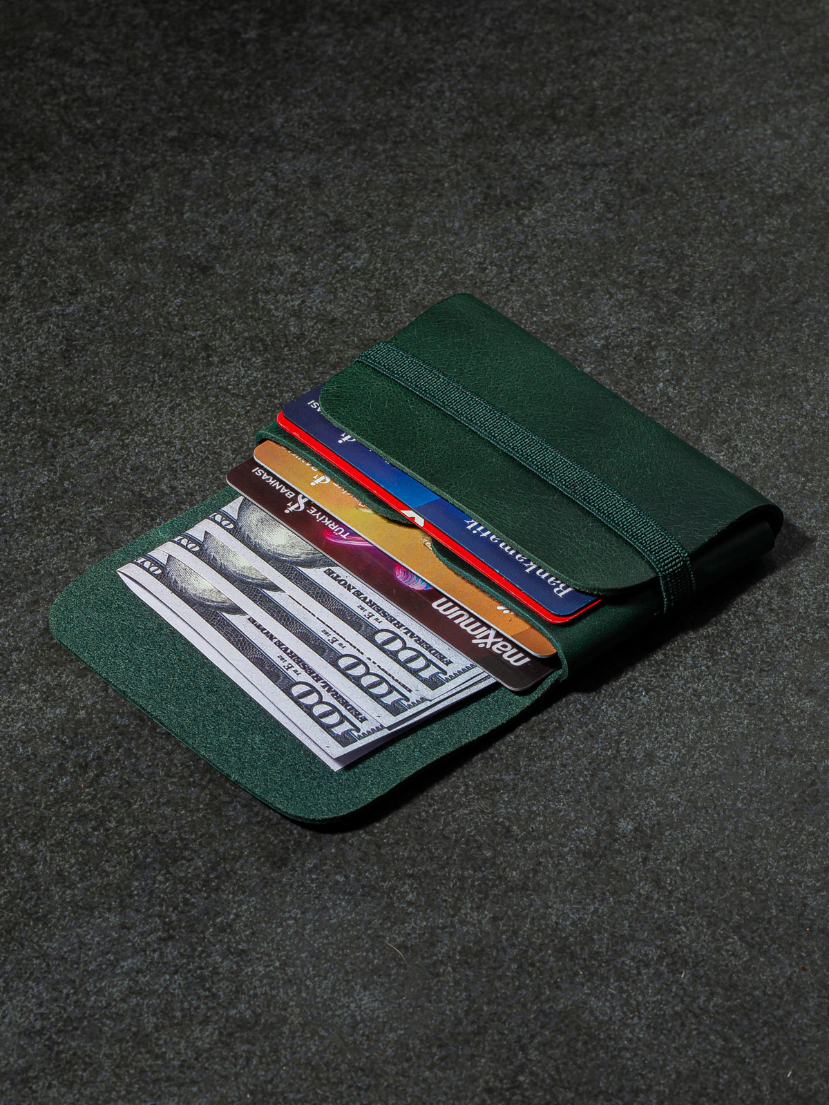 Niki Leather Star Unisex Cüzdan Kartlık