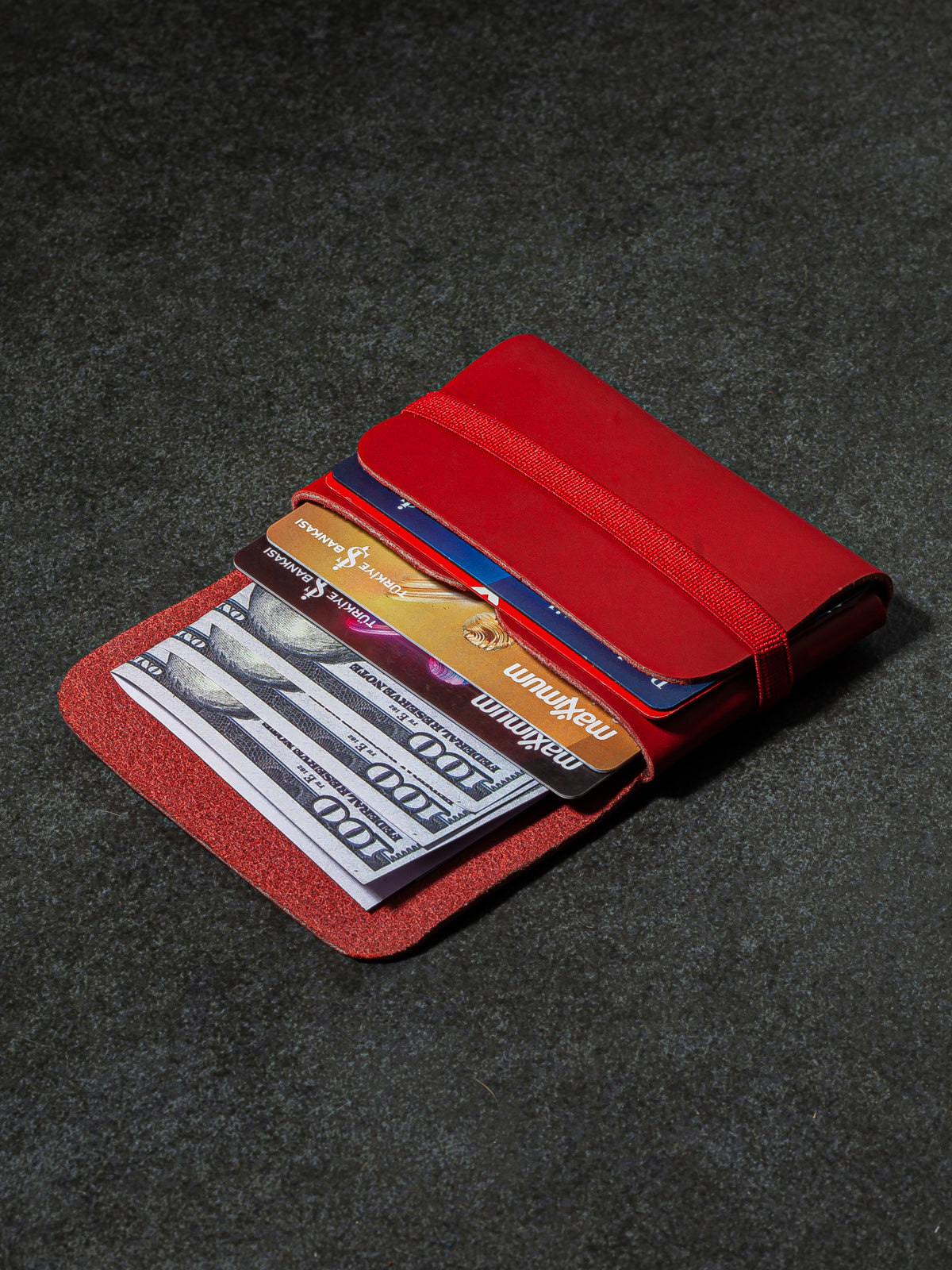 Niki Leather Star Unisex Cüzdan Kartlık