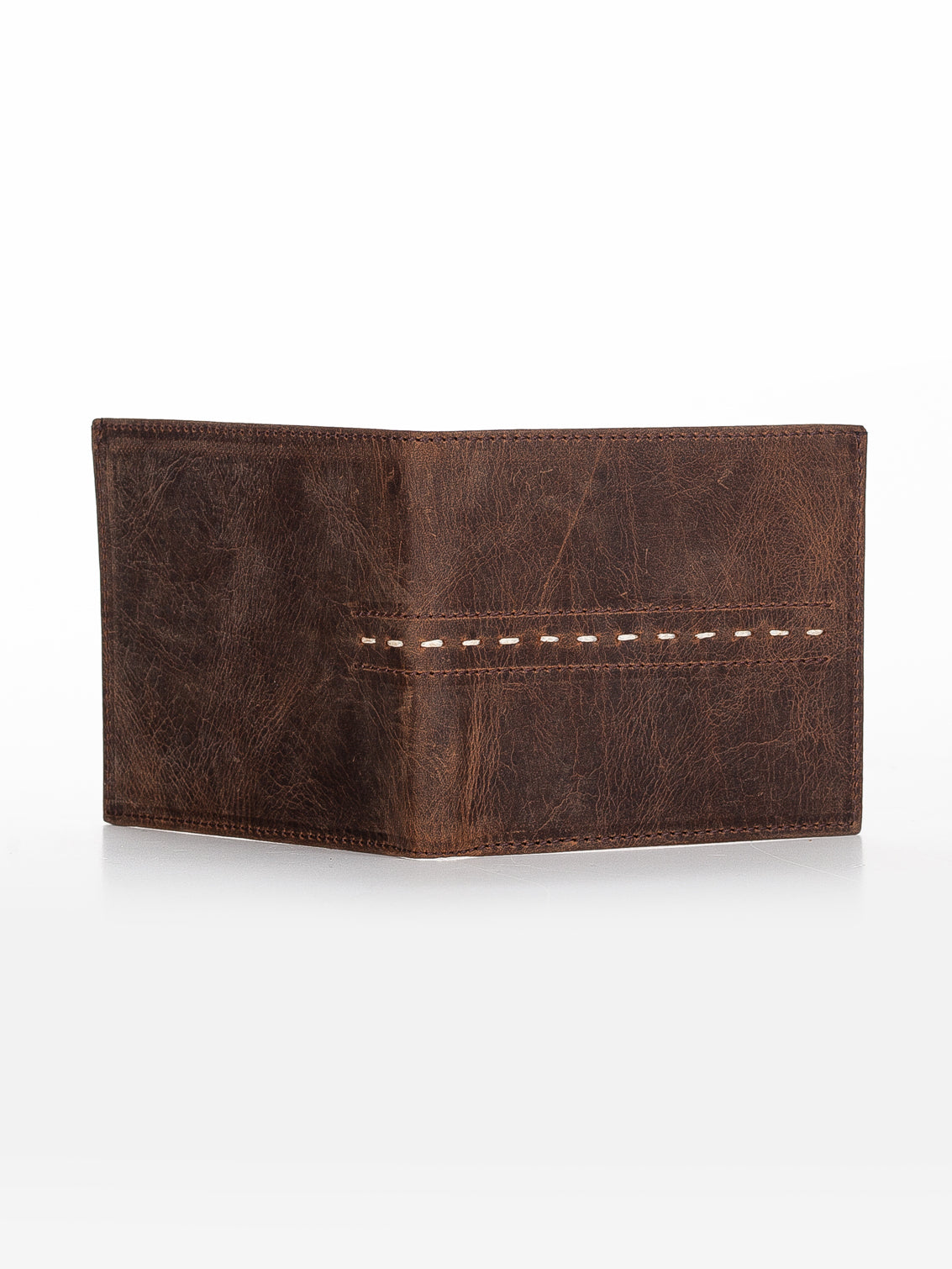 Niki Leather Sane-A Crazy Deri Saraç Dikişli Erkek Cüzdanı