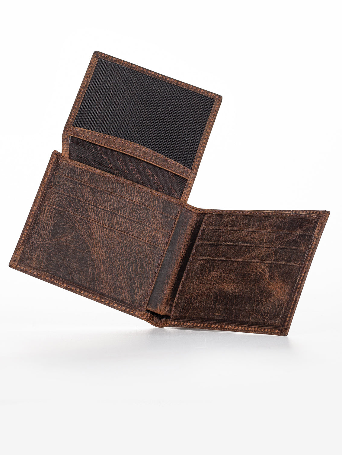 Niki Leather Sane-A Crazy Deri Saraç Dikişli Erkek Cüzdanı