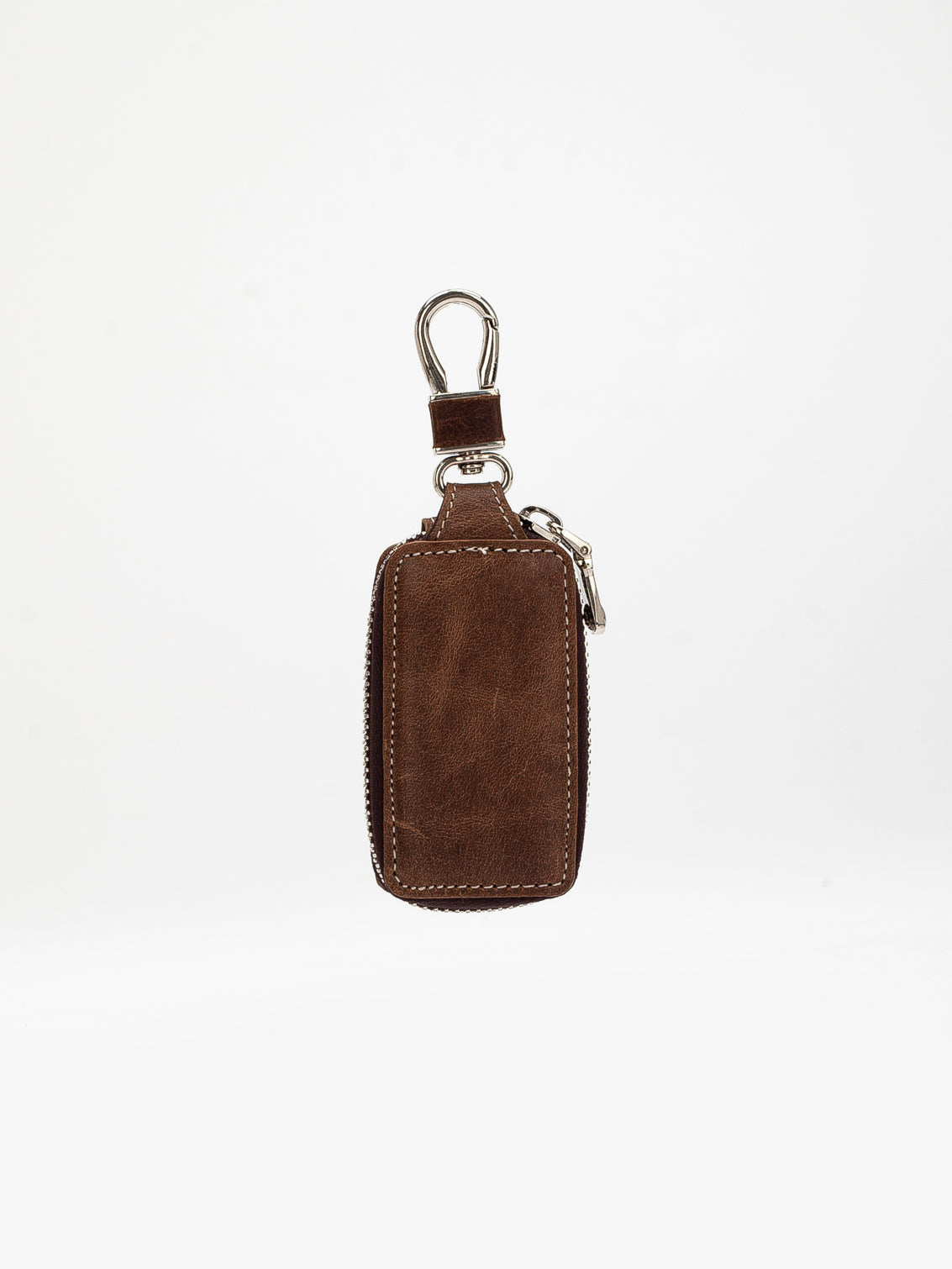 Niki Leather Hakiki Deri Fermuarlı Kancalı Oto ve Ev Anahtarlığı