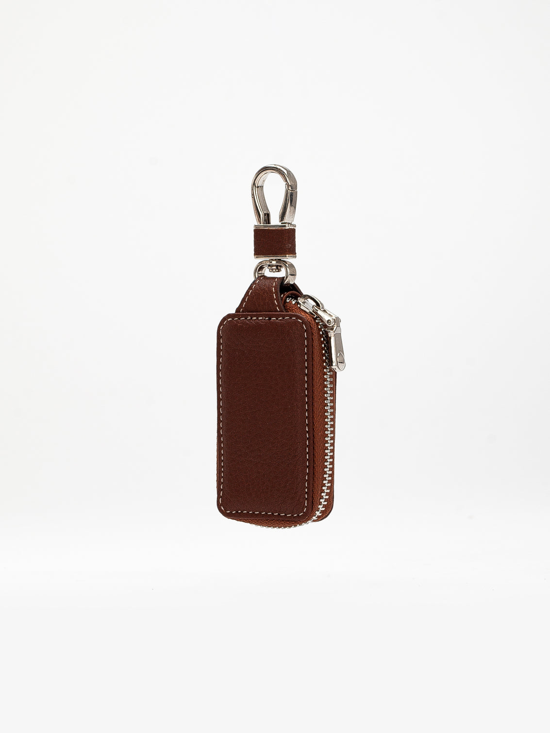 Niki Leather Hakiki Deri Fermuarlı Kancalı Oto ve Ev Anahtarlığı