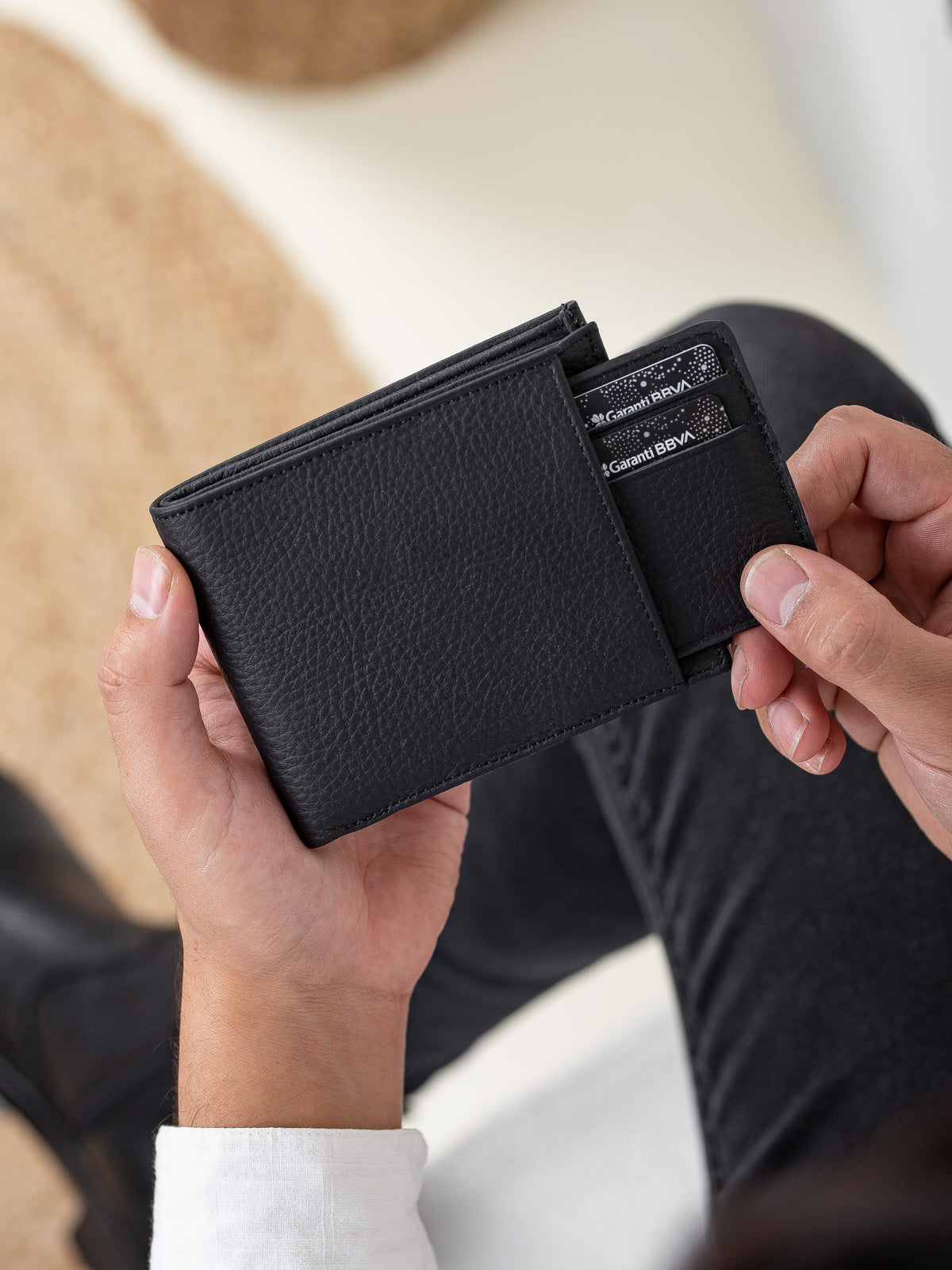 Niki Leather Babel Vintage Deri Unisex Kartlık Cüzdan