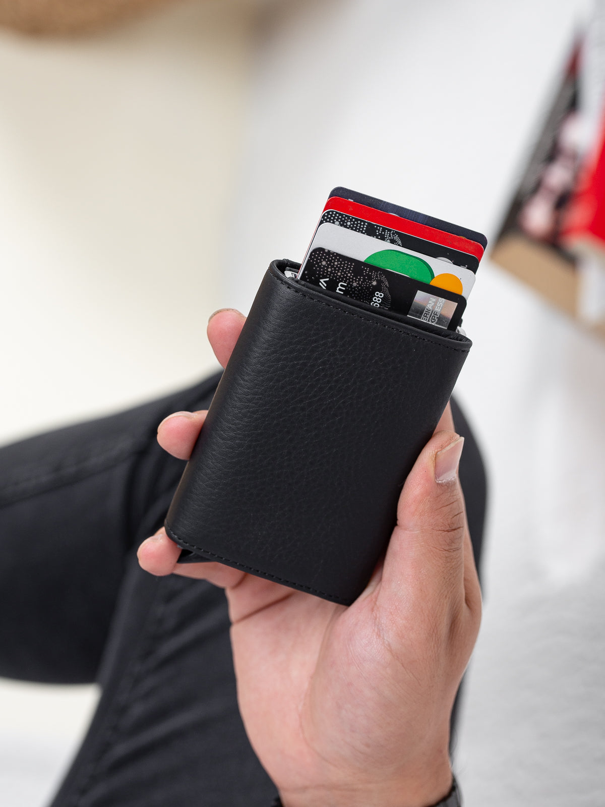 Niki Leather Bondi Crazy Deri Akıllı Mekanizmalı Cüzdan