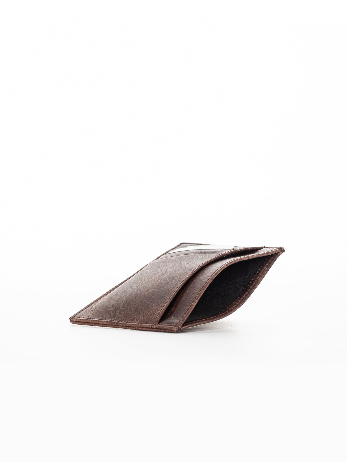 Niki Leather Cavu Vintage Deri Unisex Kartlık Cüzdan