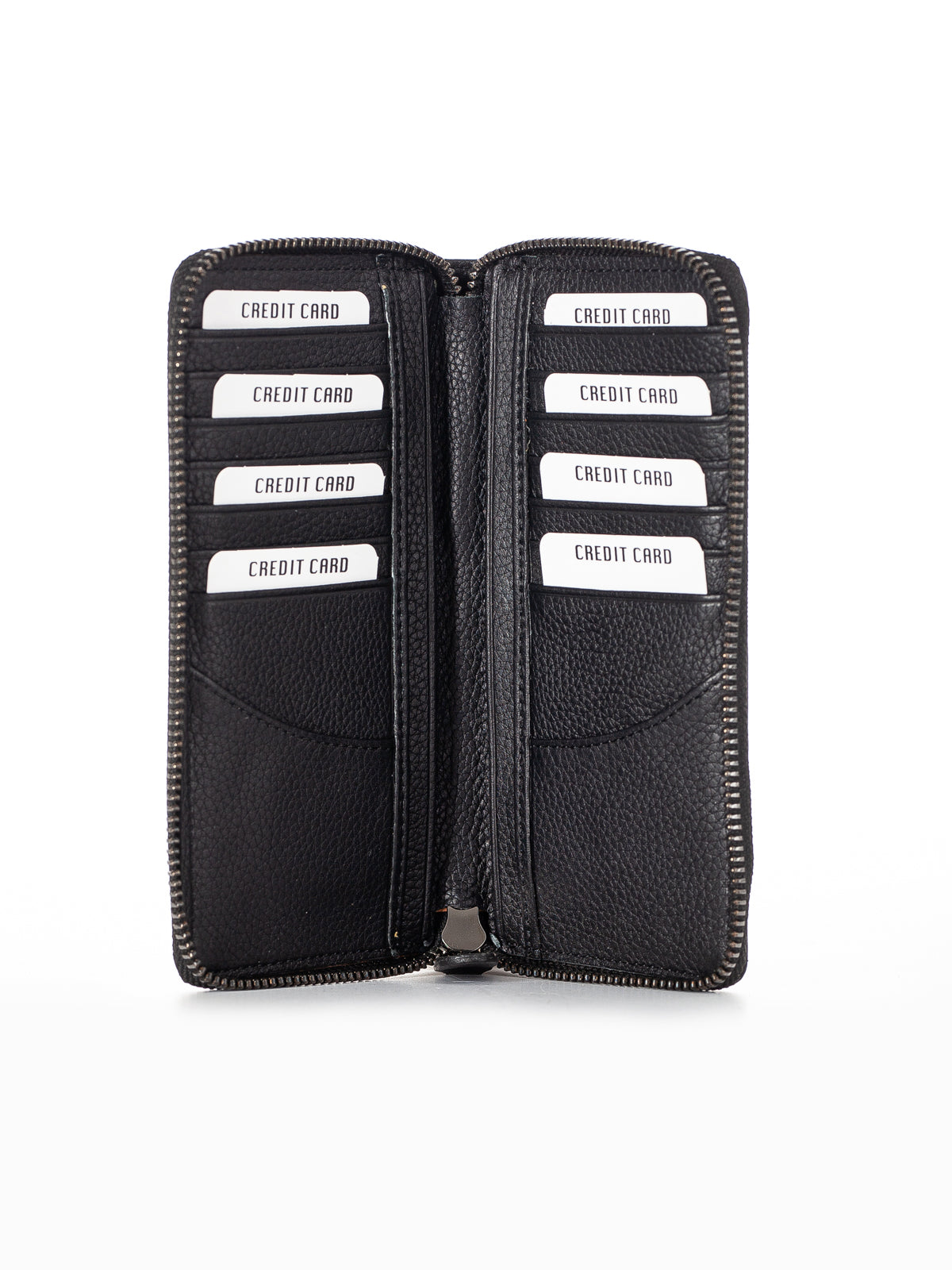 Niki Leather Dia Vintage Deri Fermuarlı Unisex Kartlık Portföy