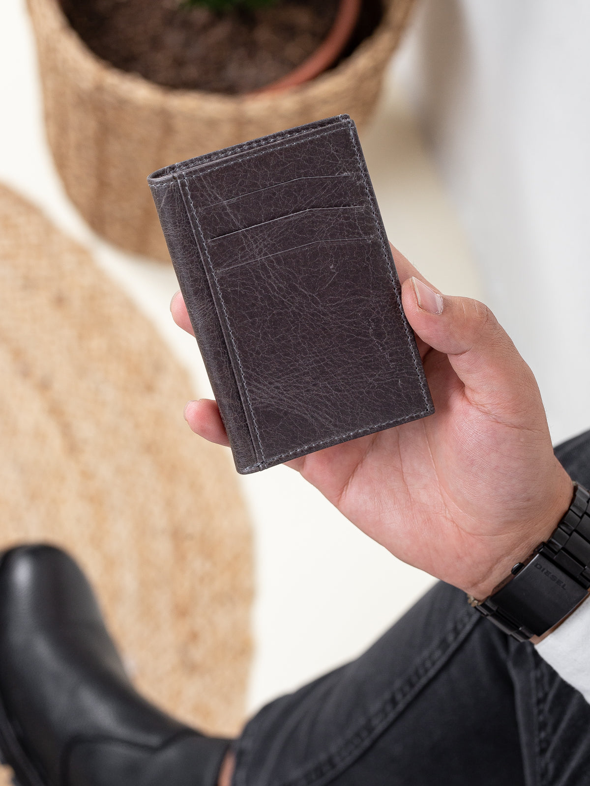 Jane Hakiki Deri Cüzdan