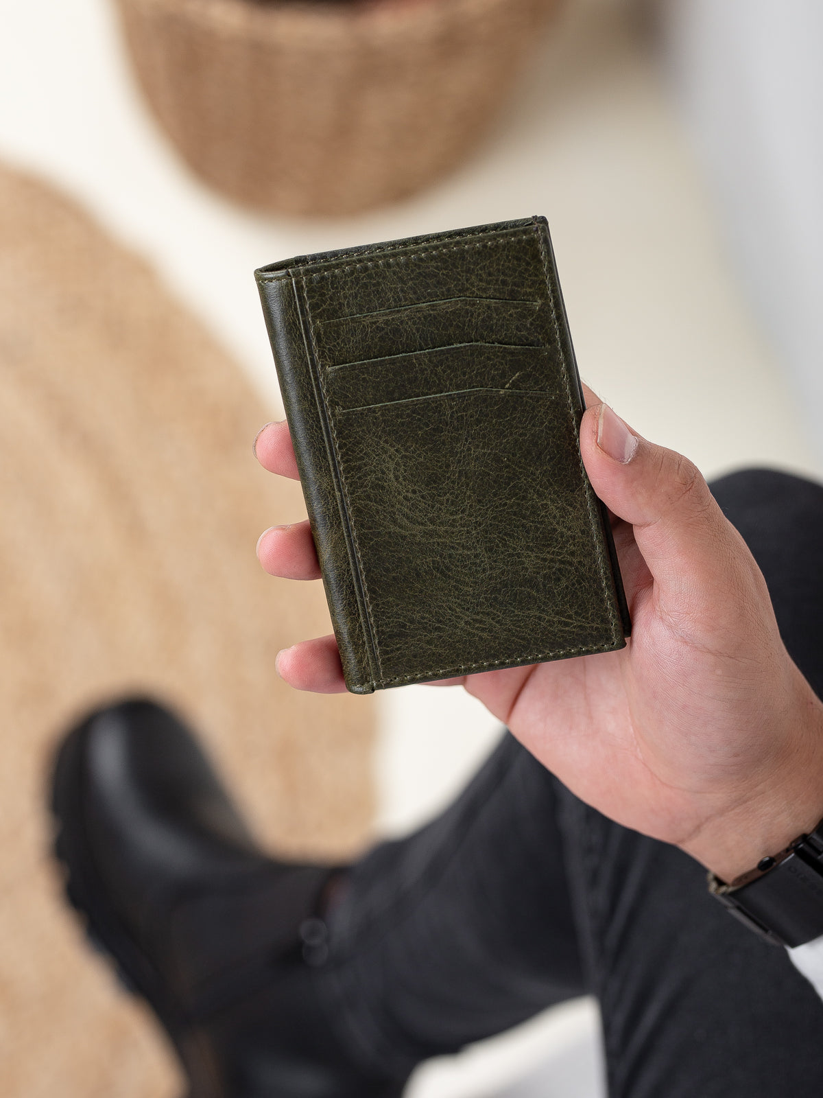 Jane Hakiki Deri Cüzdan