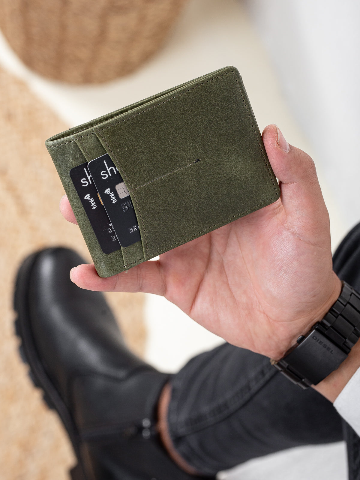 Jino Hakiki Deri Cüzdan