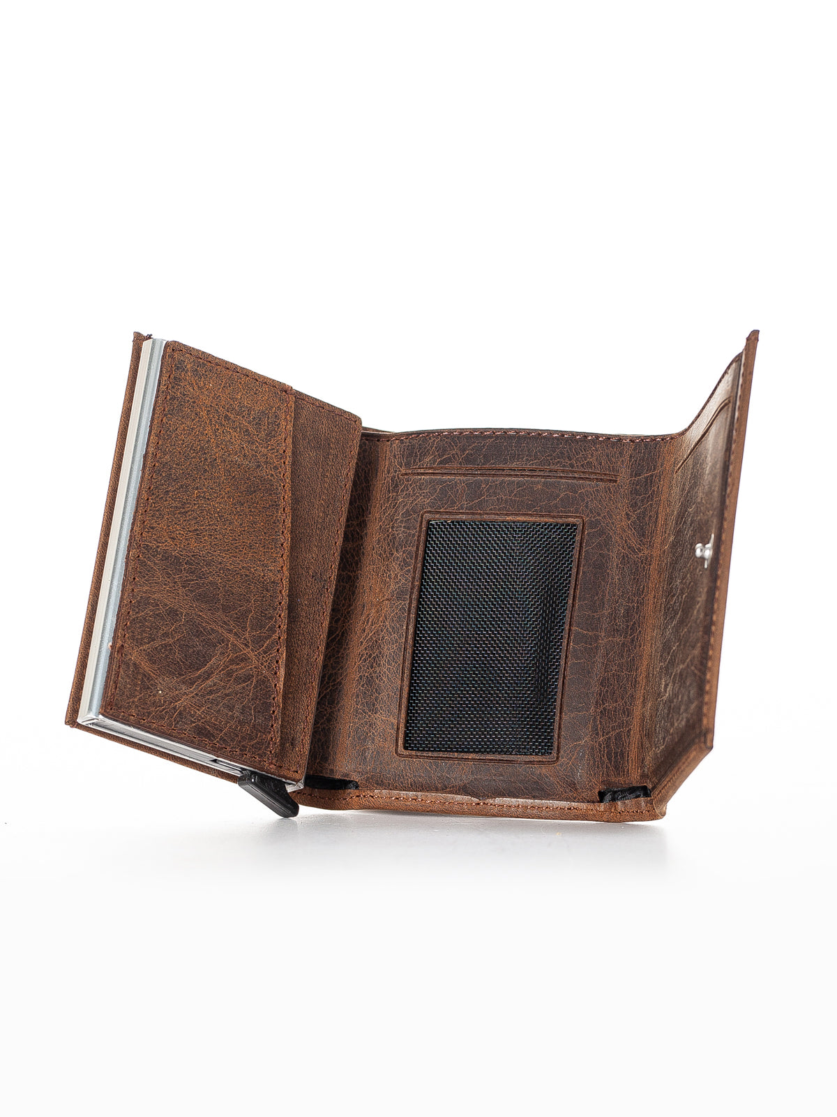 Niki Leather Legend Crazy Deri Akıllı Mekanizmalı Cüzdan